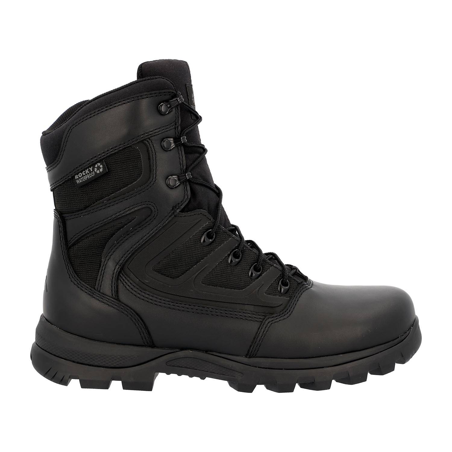 Rocky 911 Series Mens Black Leather Tactical Duty Combat Boots High Top sz 11 Rocky Alpha Force Waterproof Public Service Boot – Rocky Boots main image 4