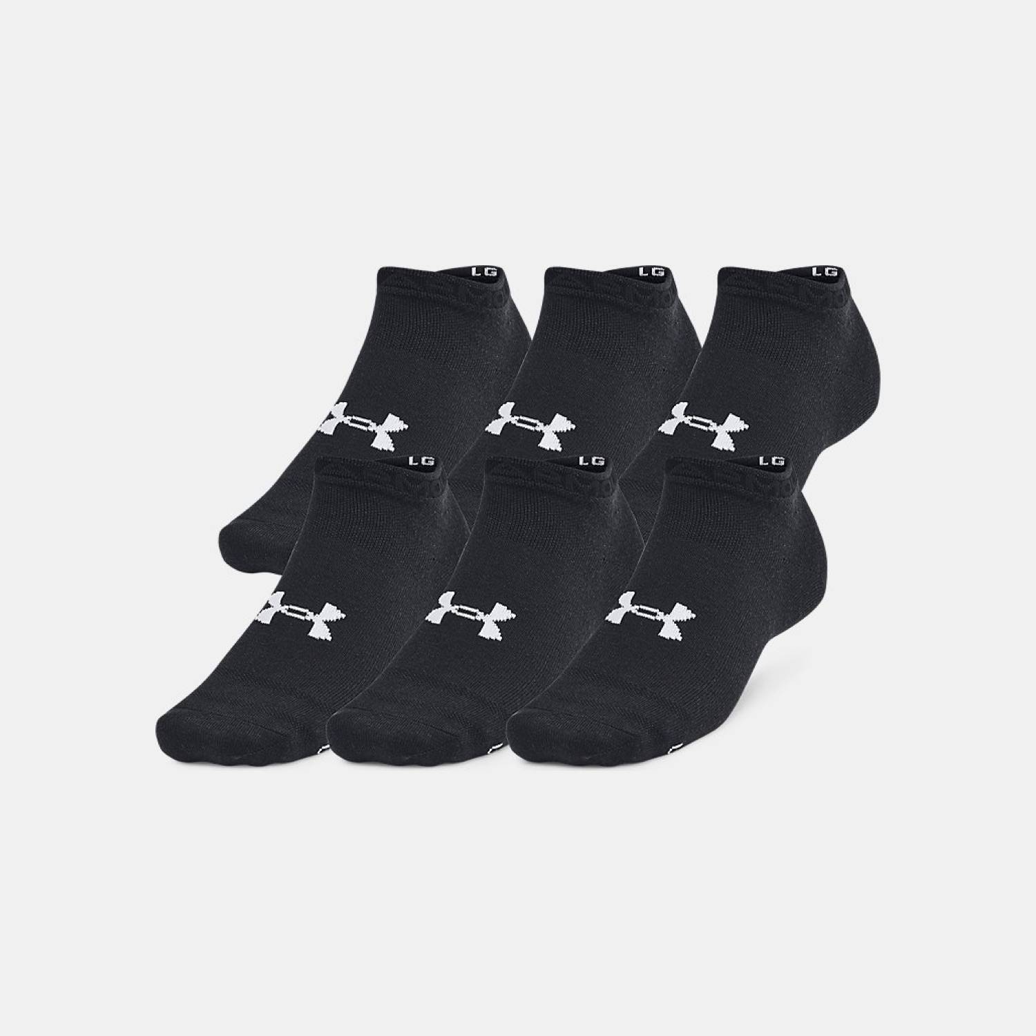Under Armour Essential Unisex Low Cut Socks, 6 pack