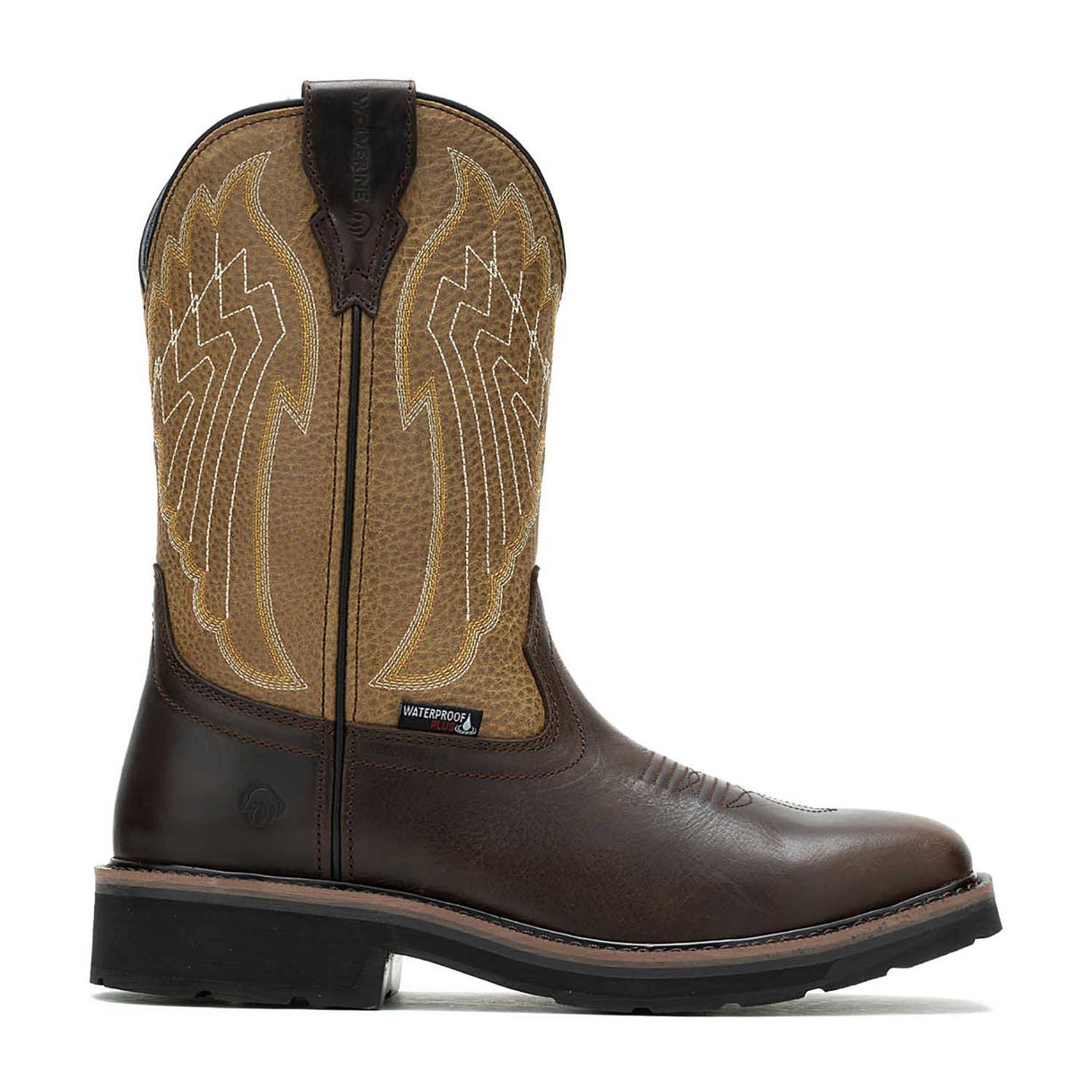 WOLVERINE MEN'S RANCHER EAGLE WP ST 10&QUOT; BOOTS