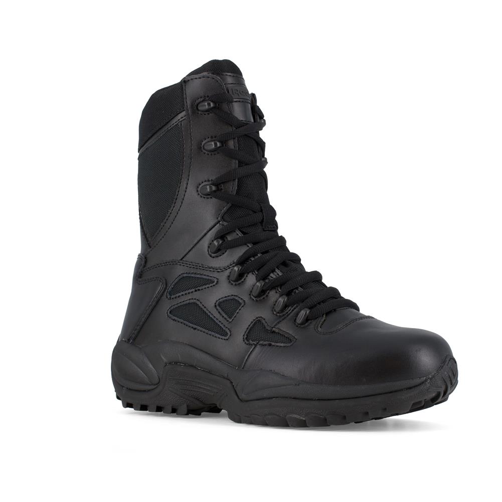REEBOK 8" RAPID RESPONSE RB SIDE-ZIP BOOTS