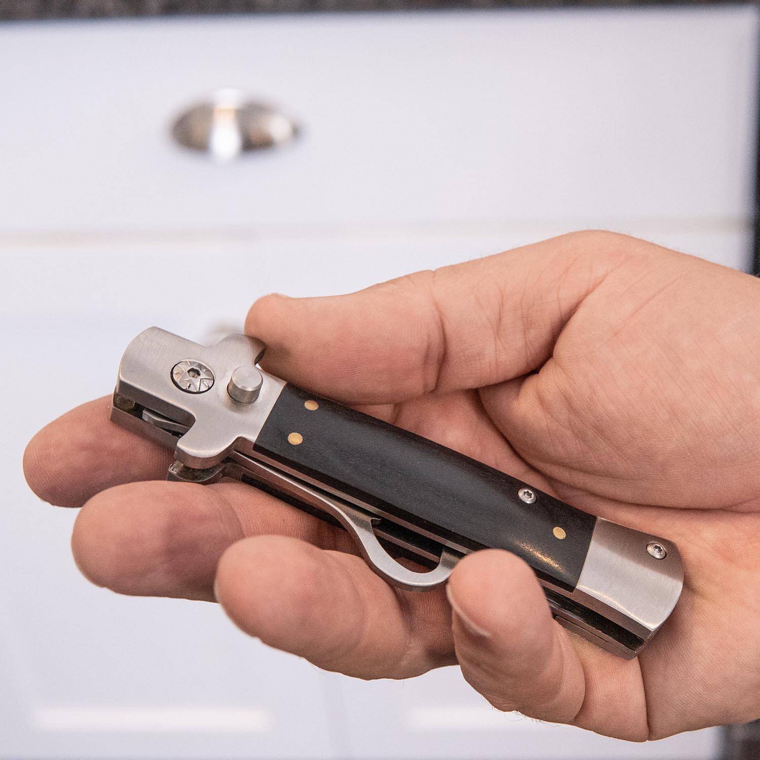 CampCo Switchblade Bottle Opener U.S. Patriot