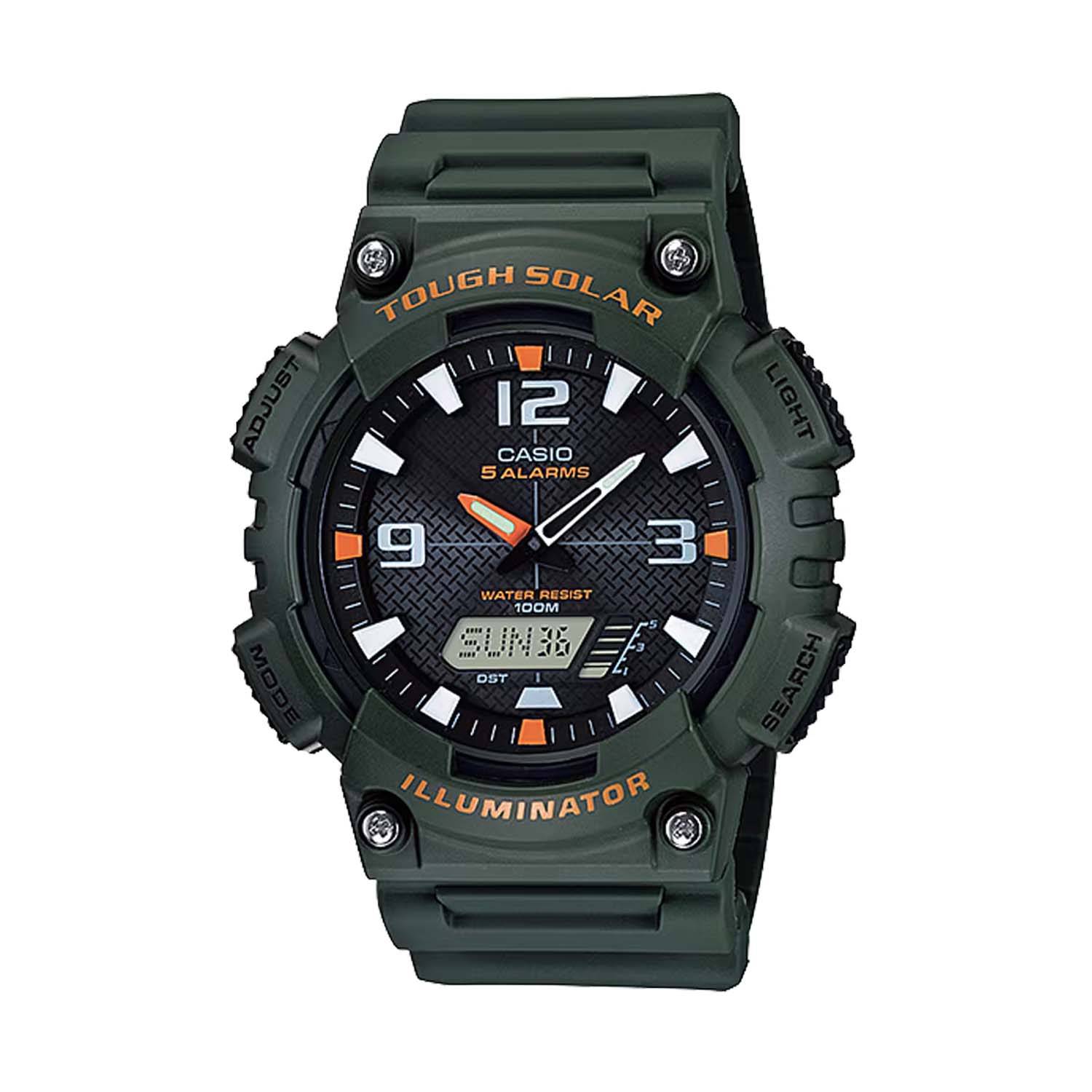 CASIO AQS810W ANALOG-DIGITAL COMBINATION SOLAR WATCH