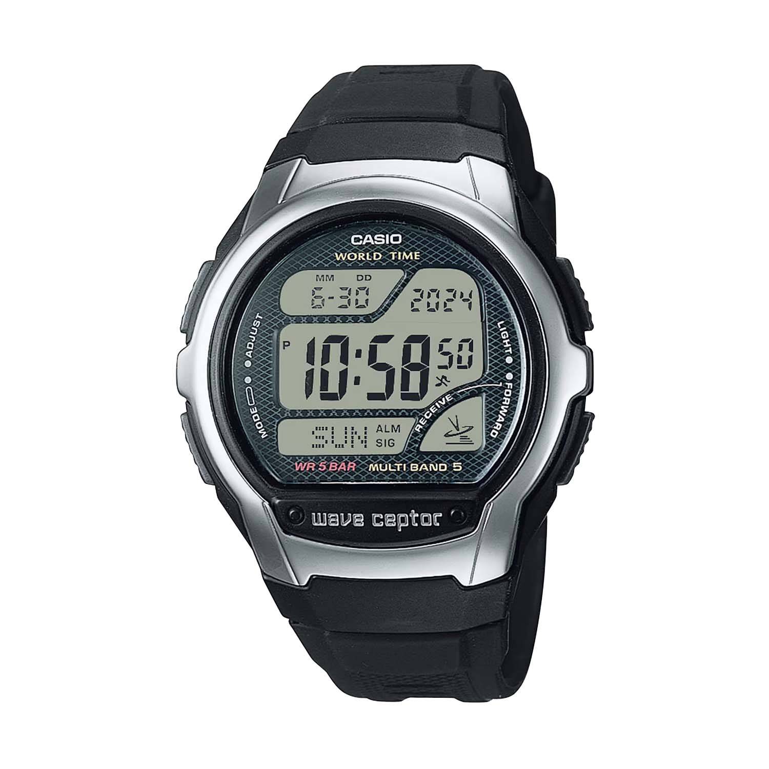 Casio WV58A-1AV Digital Wave Ceptor Watch