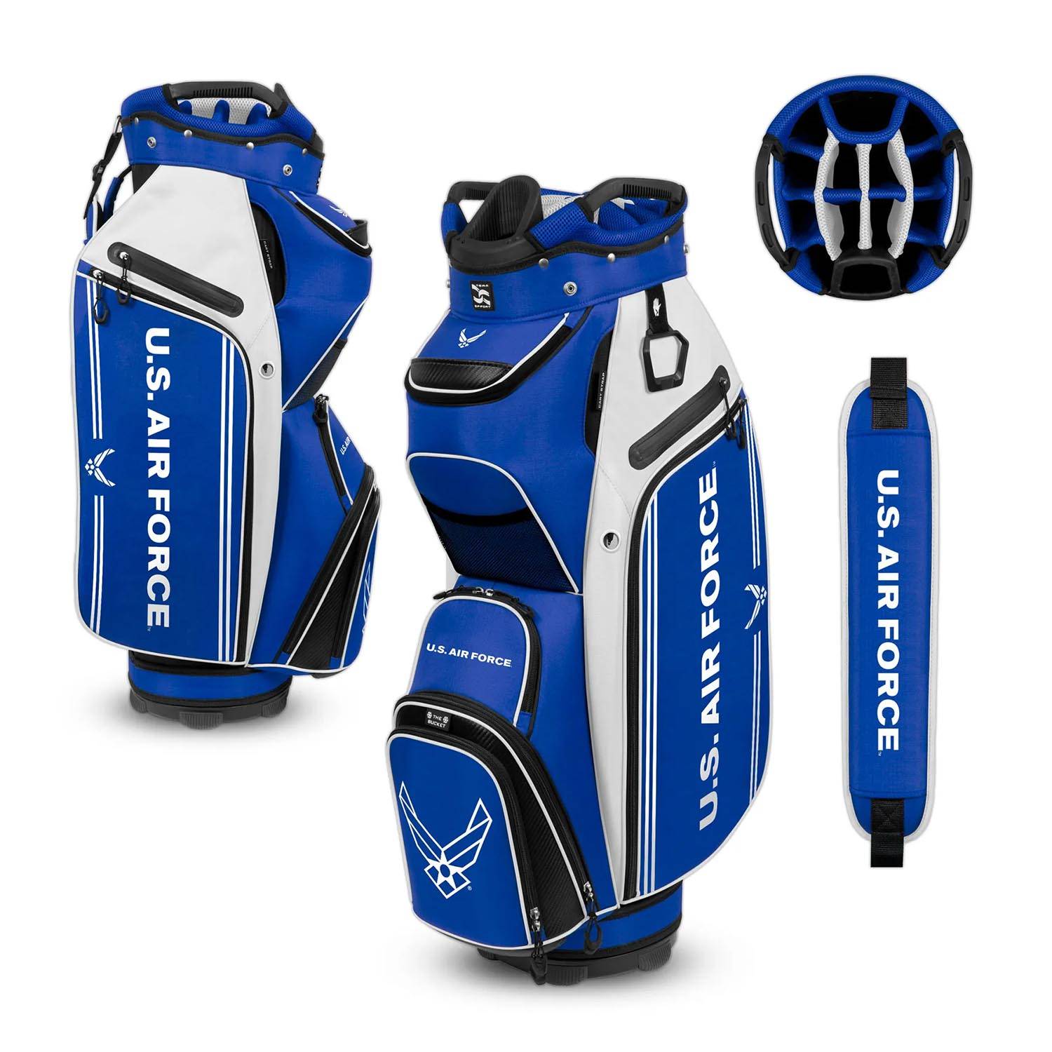 U.S. MILITARY BUCKET III COOLER CART GOLF BAG
