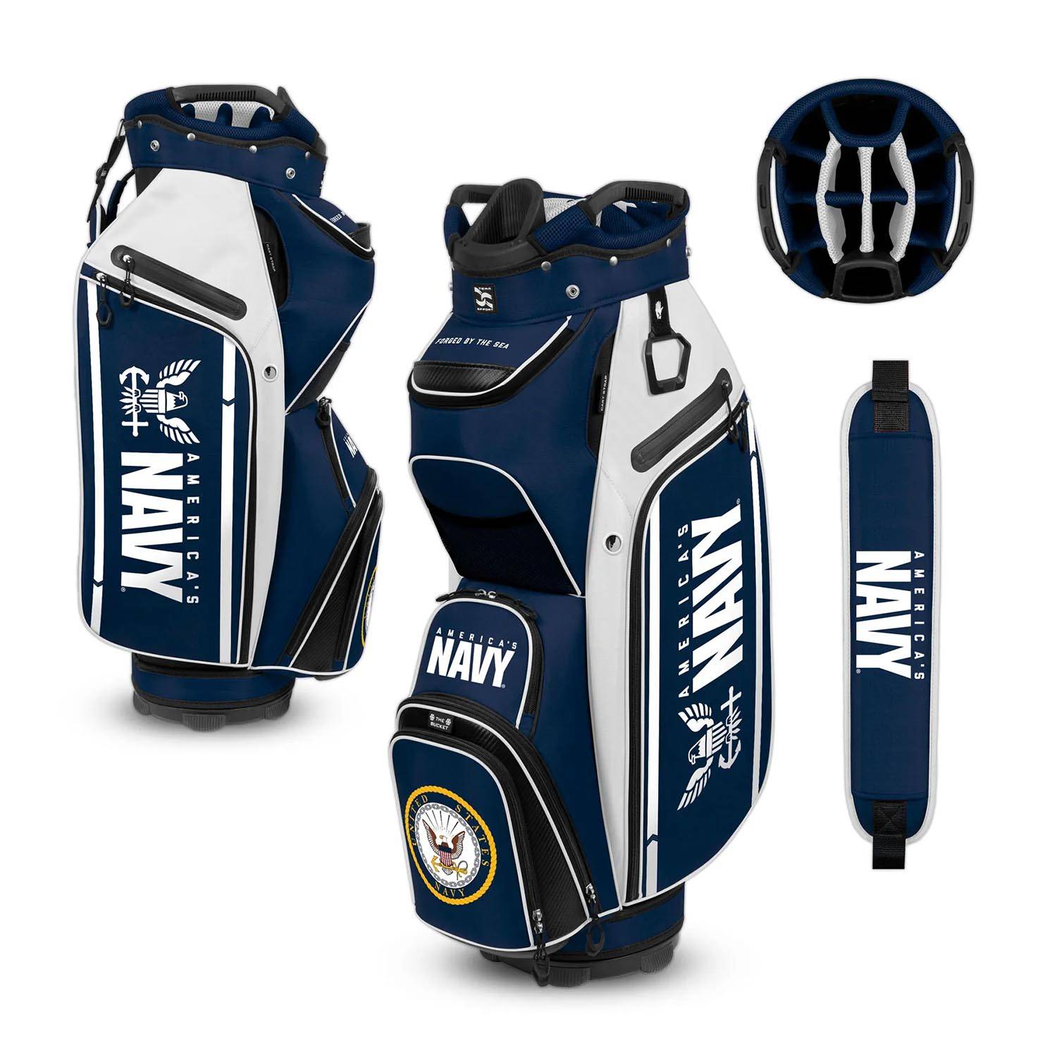 U.S. MILITARY BUCKET III COOLER CART GOLF BAG