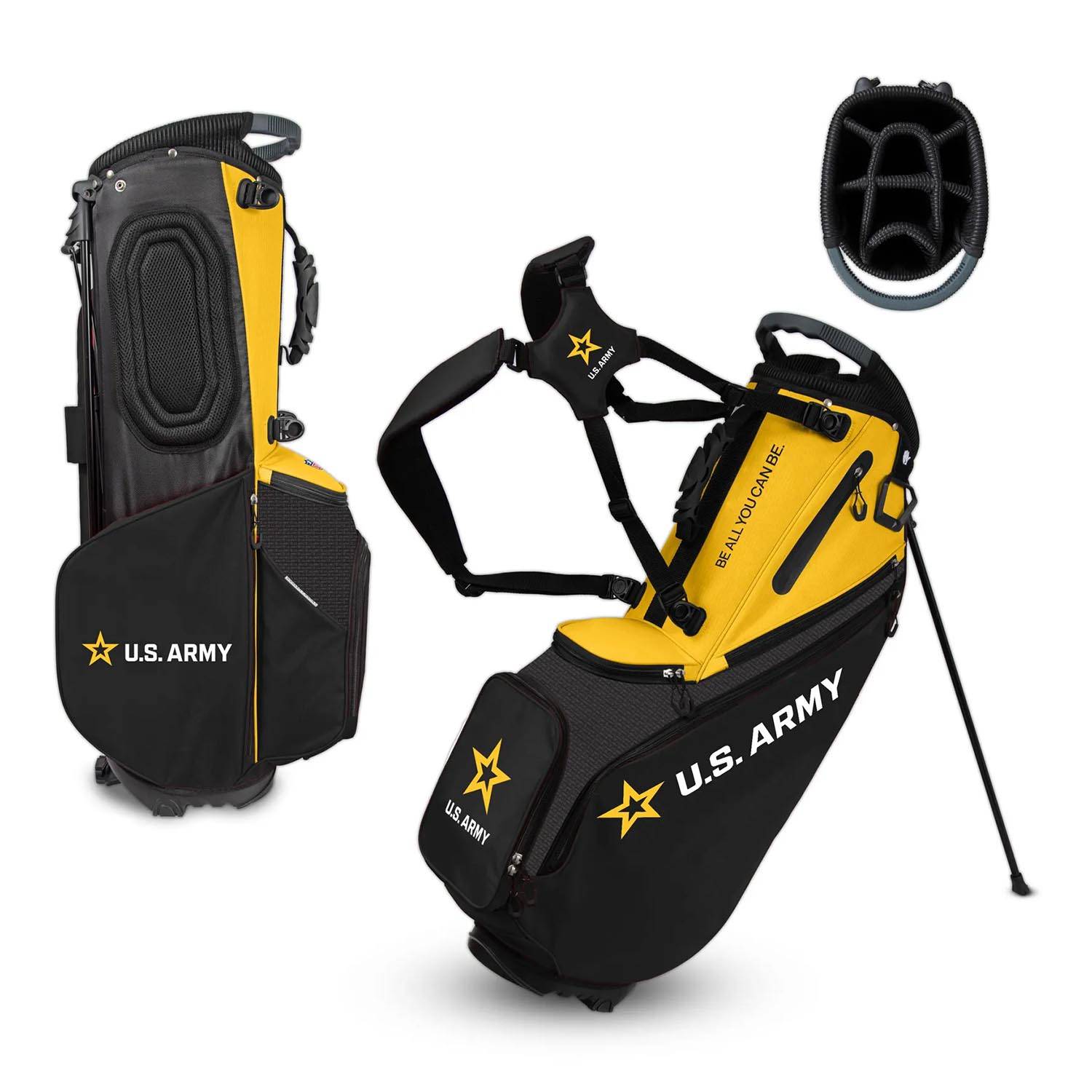 U.S. MILITARY CADDIE CARRY HYBRID GOLF BAG