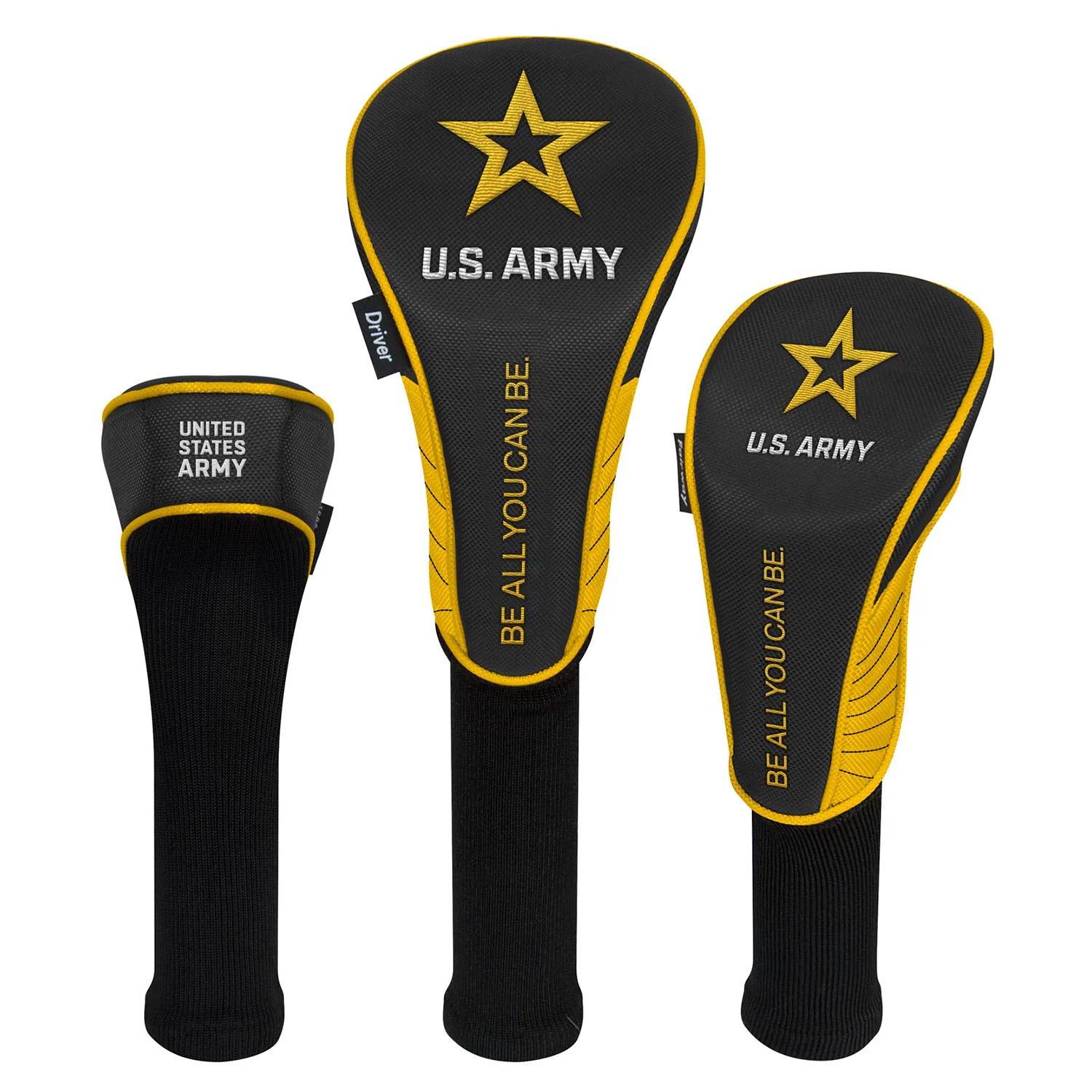 U.S. MILITARY GOLF CLUB HEADCOVERS, SET OF 3