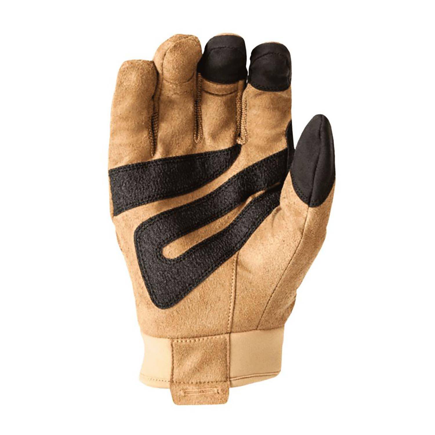 HWI Touchscreen Hard Knuckle Gloves, Coyote