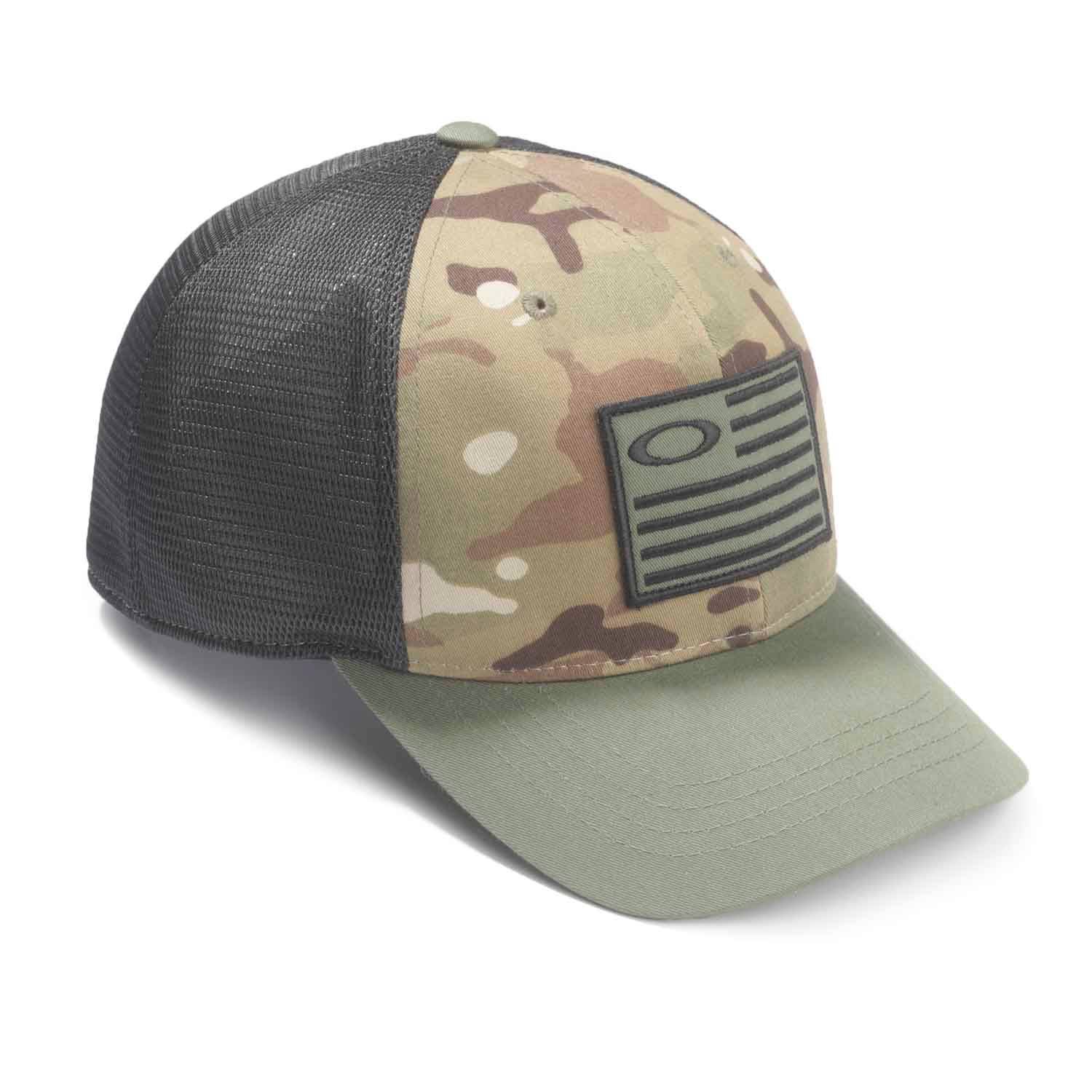 OAKLEY SI MULTICAM FLAG 110 SNAPBACK CAP