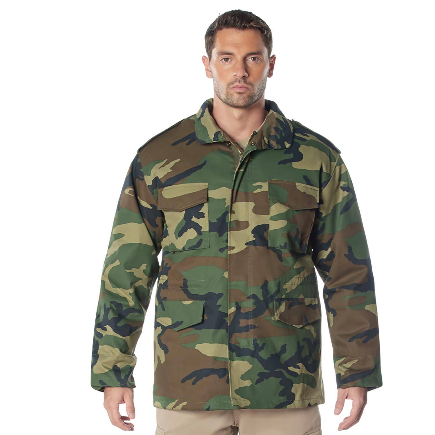 Rothco Woodland Camo M-65 Field Jacket | U.S. Patriot