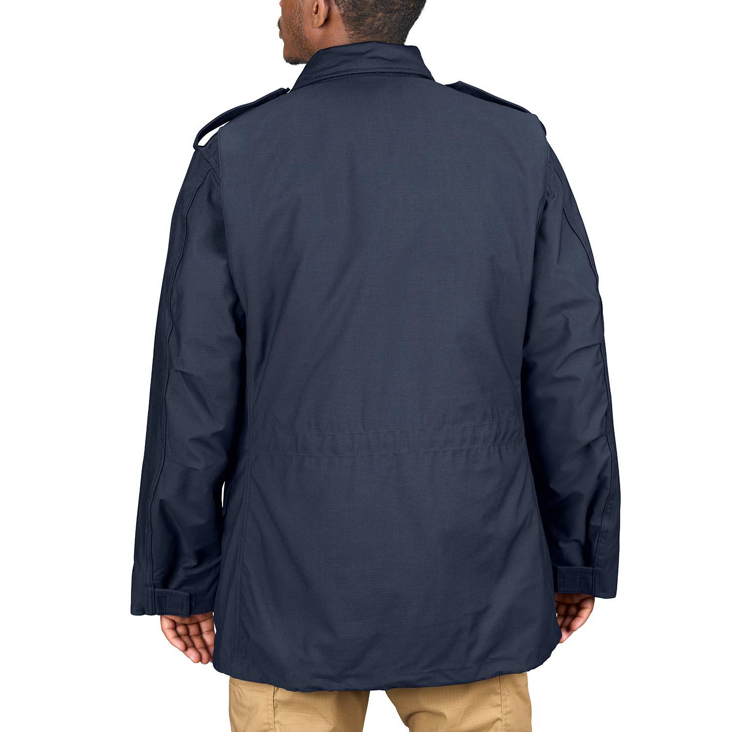 ジャケット・アウター PROPPER M-65 BLACK OVER DYE Propper Men's M65 Field Coat, Black, Large Long at Amazon