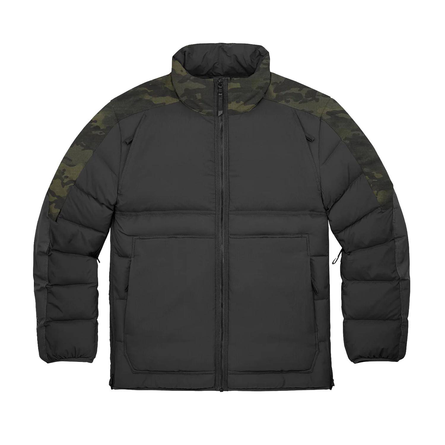 VIKTOS ZERODARKER DOWN JACKET IN MULTICAM BLACK