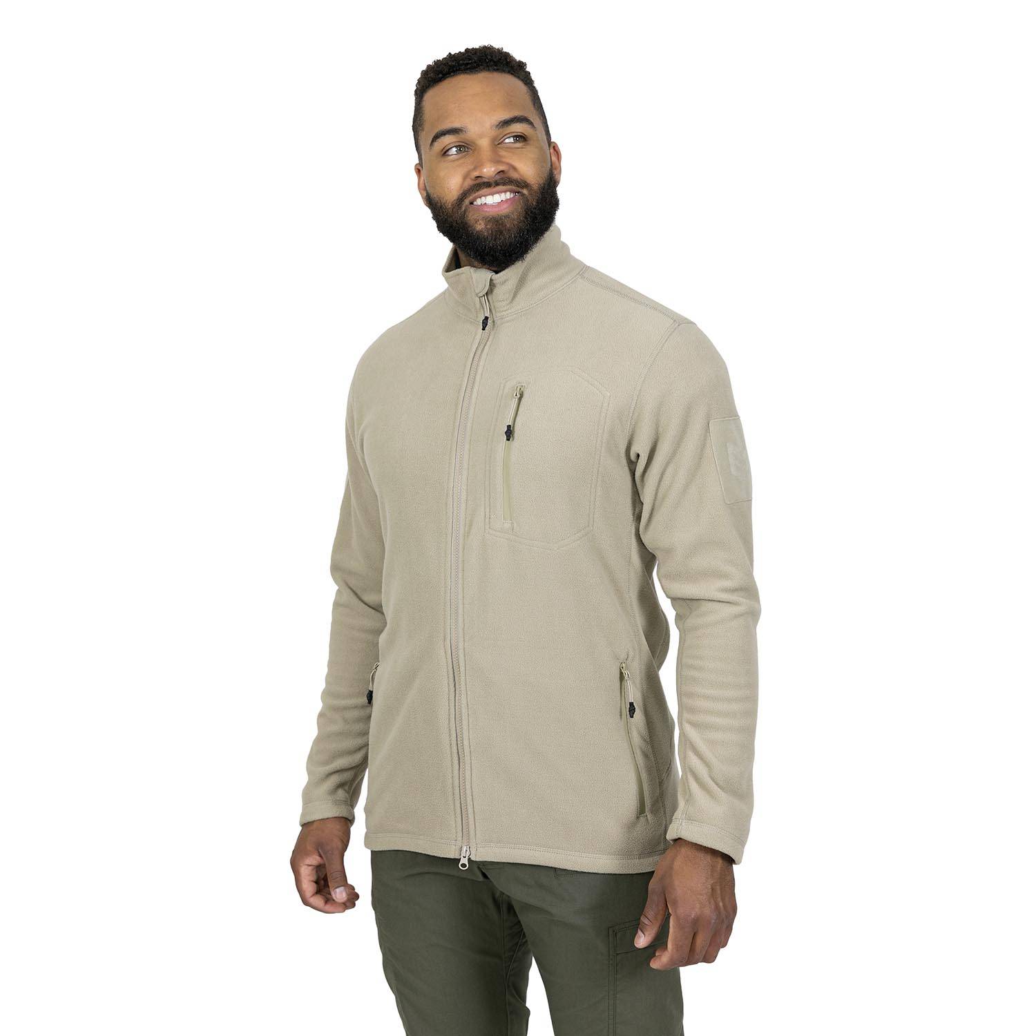 Mission Made Men's Full Zip Fleece Jacket | U.S. Patriot