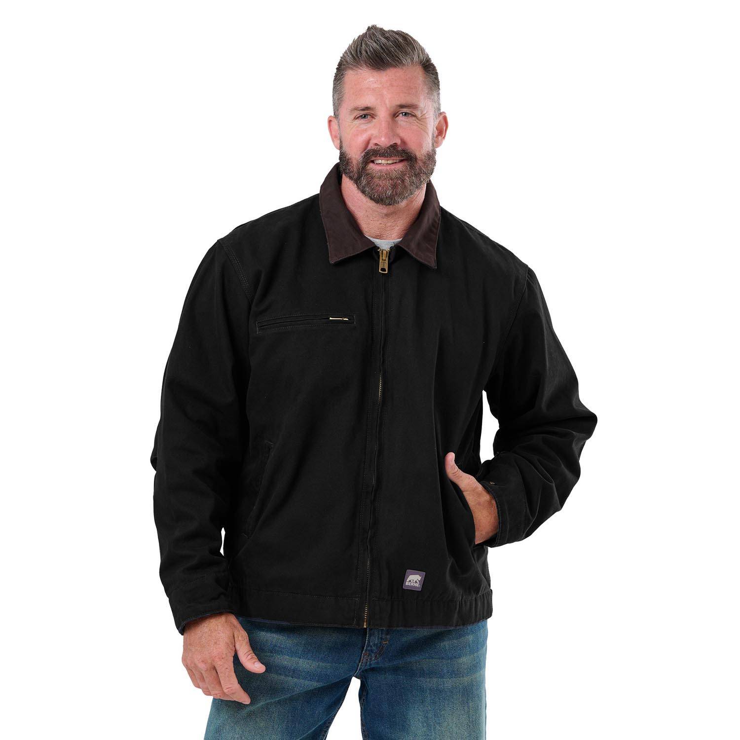 BERNE MEN'S HIGHLAND WASHED GASOLINE JACKET