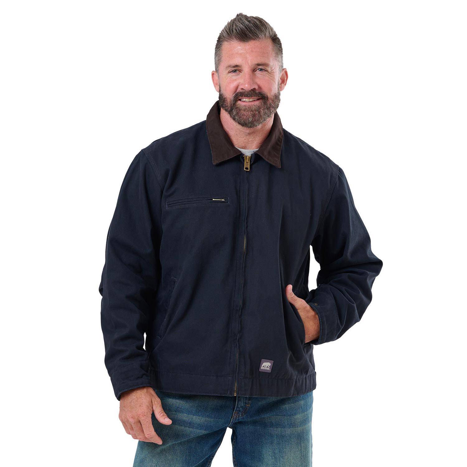 BERNE MEN'S HIGHLAND WASHED GASOLINE JACKET