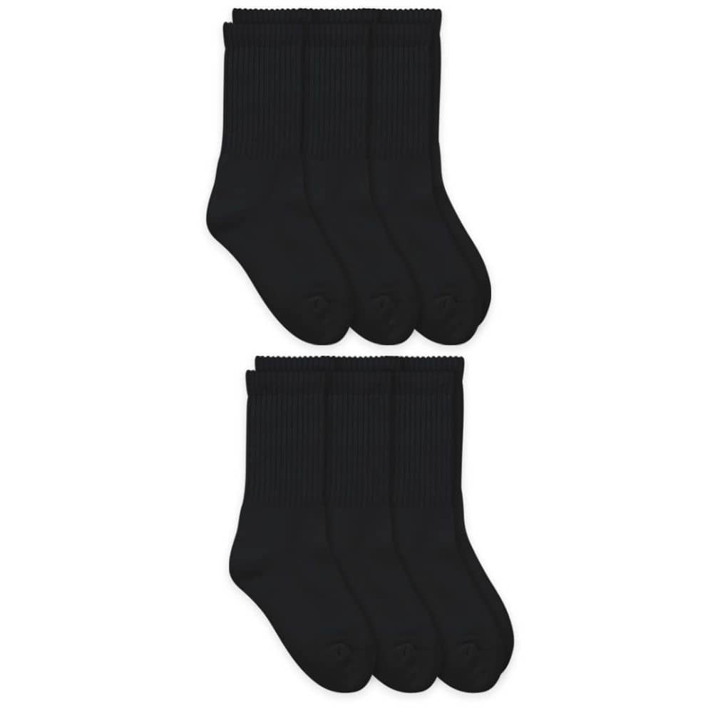 JEFFERIES TOP FLITE SPORT CREW 6 PACK SOCKS