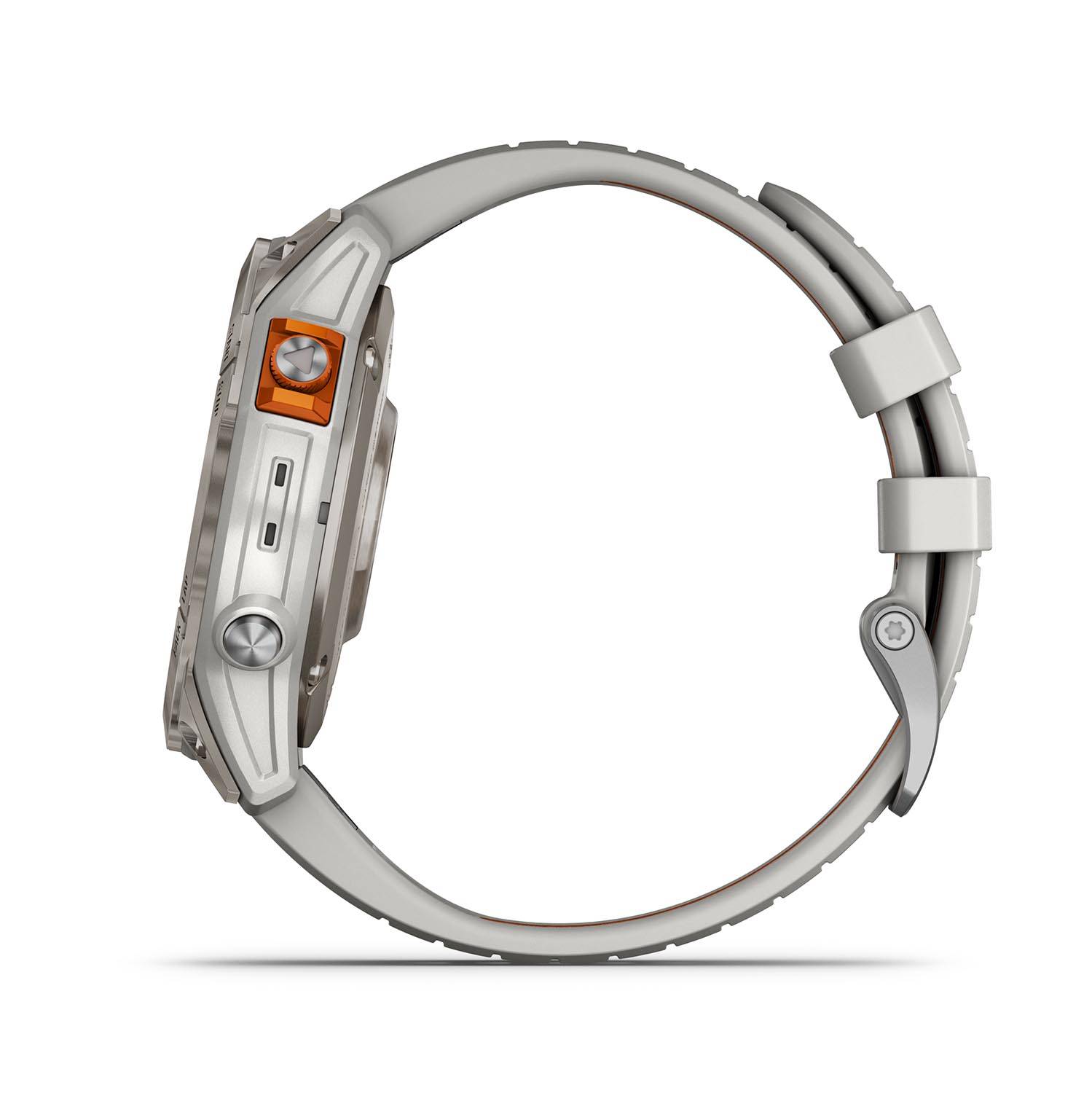 Garmin Fenix 7 Sapphire Solar Titan Lederarmband Smartwatch, lecture de musique, Noir