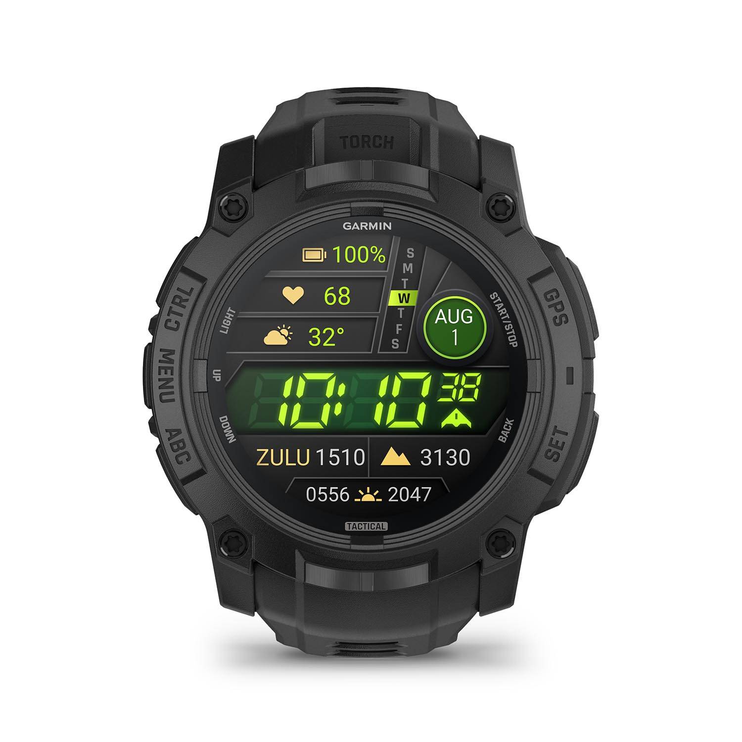 Garmin Instinct 3 Tactical Edition Smartwatch, 50 mm, AMOLED