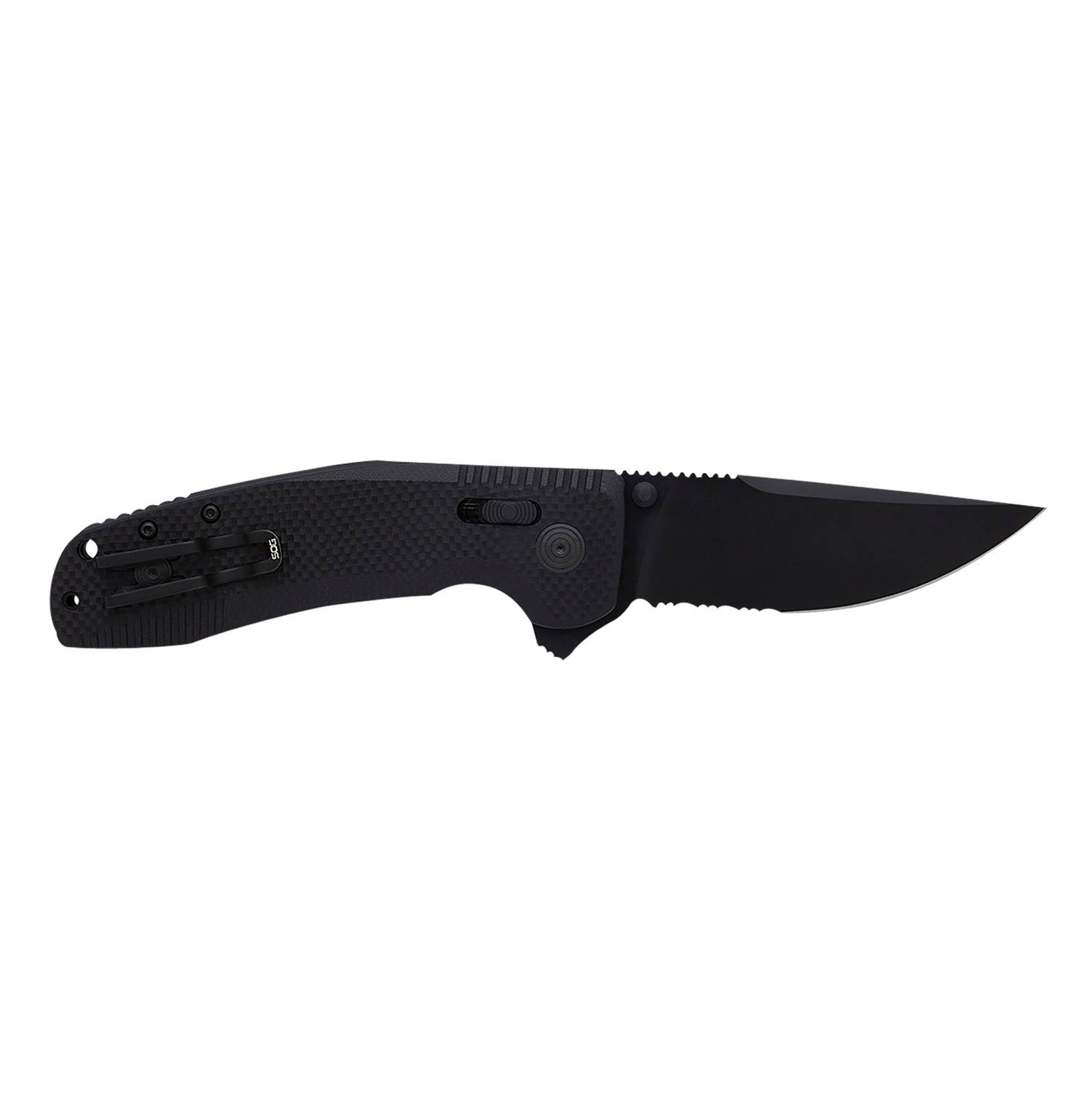 SOG TAC-XR FOLDING KNIFE WITH SERRATED EDGE