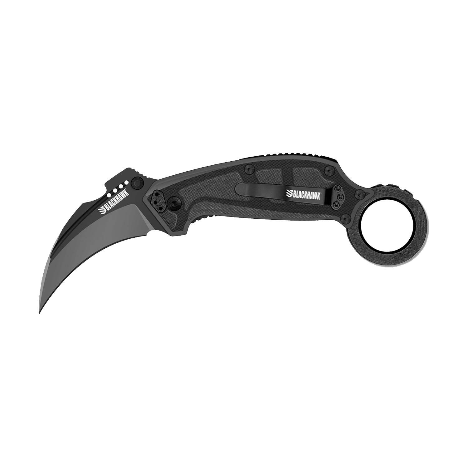 BLACKHAWK Garra lll Black Karambit Sideliner | U.S. Patriot
