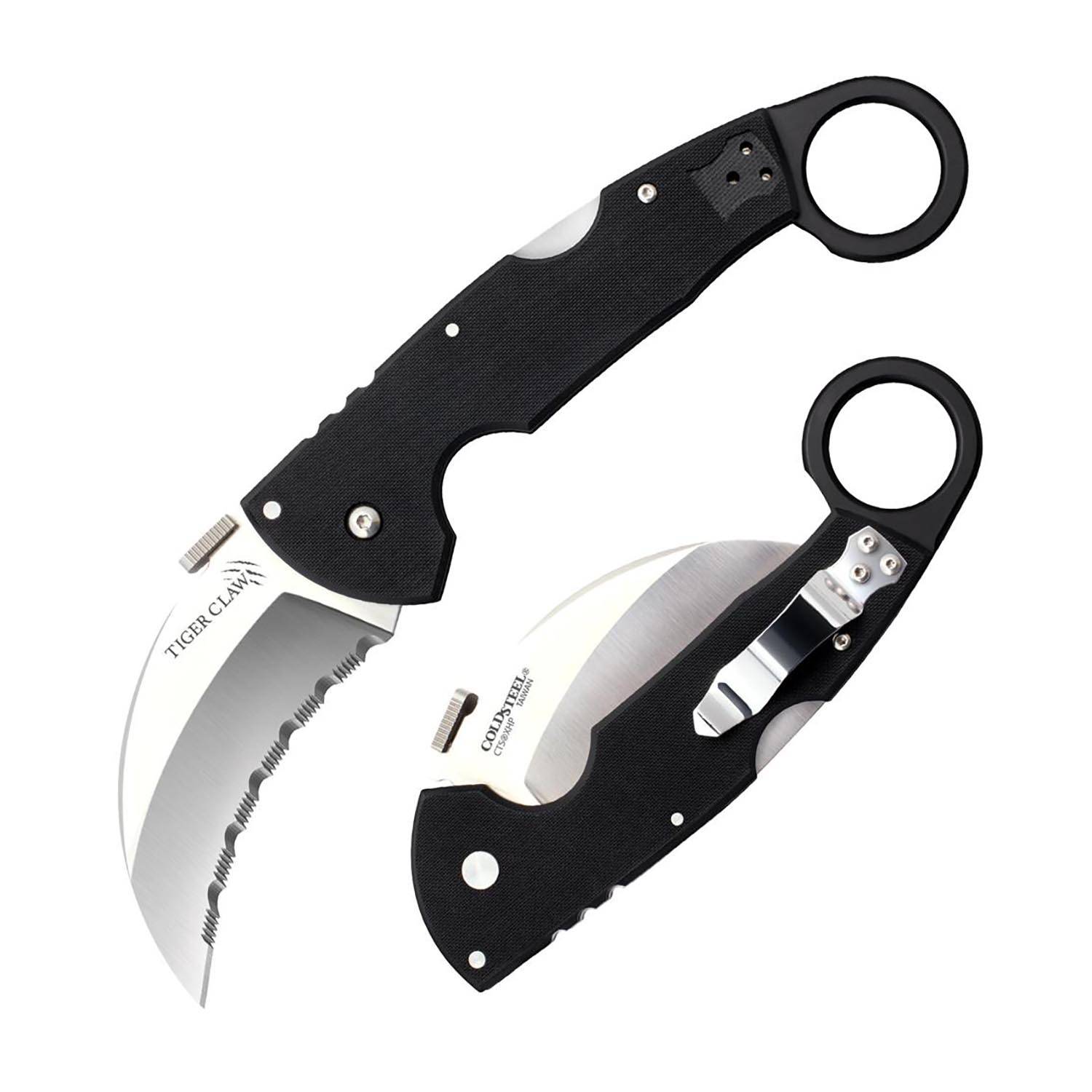 Cold Steel Tiger Claw Serrated Edge S35VN Folding Knife