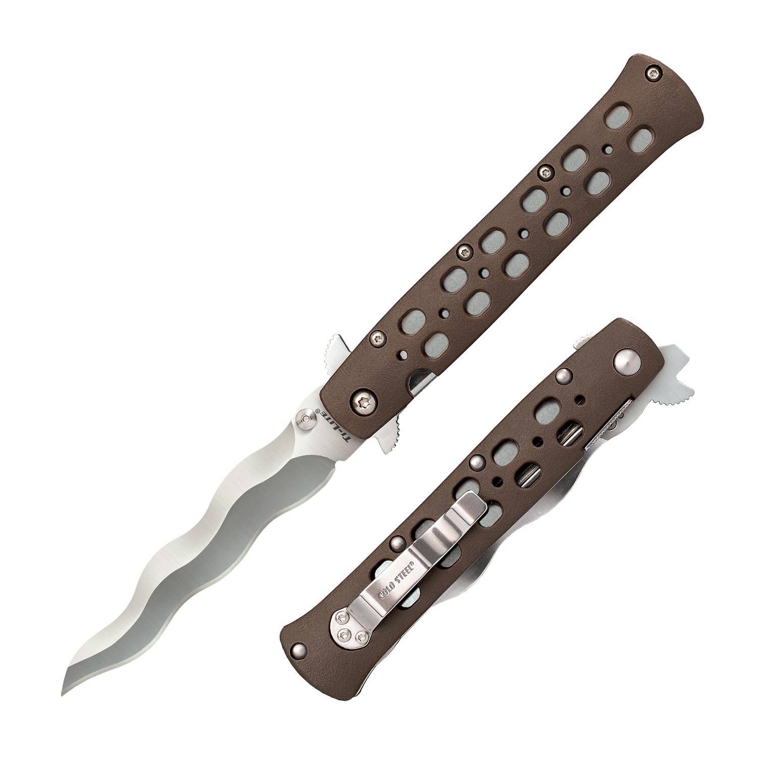 Cold Steel Zytel Handle Ti-Lite 4" Kris Blade Folding K