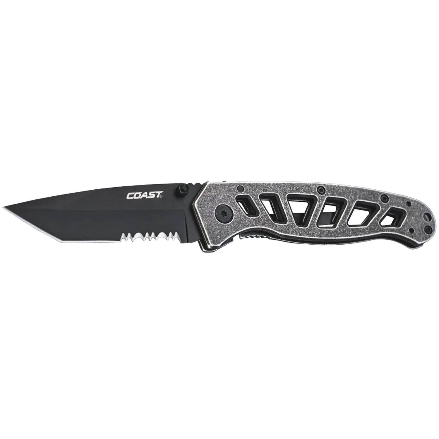 Coast FDX306 3.08" Serrated Tanto Folding Knife