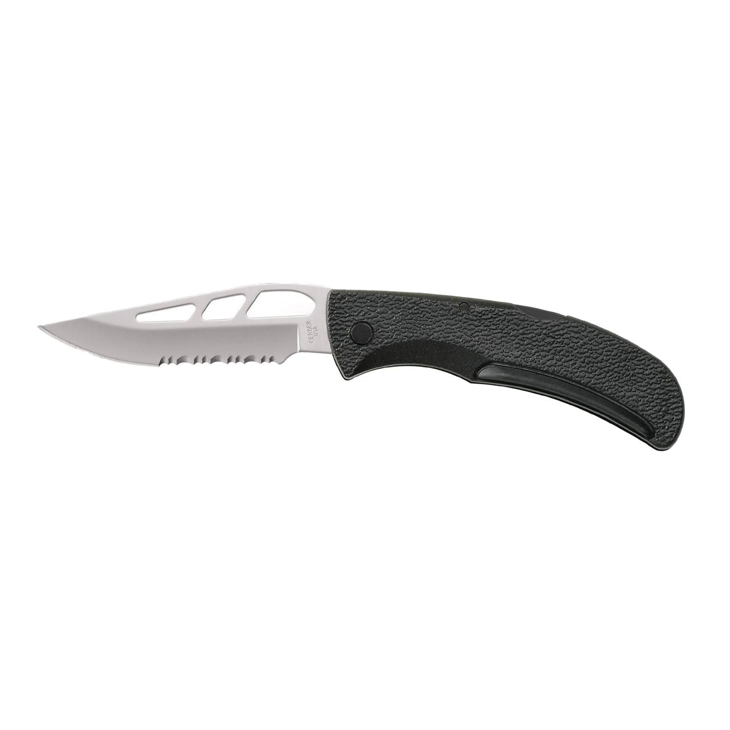 Gerber E-Z Out Skeleton Serrated Knife