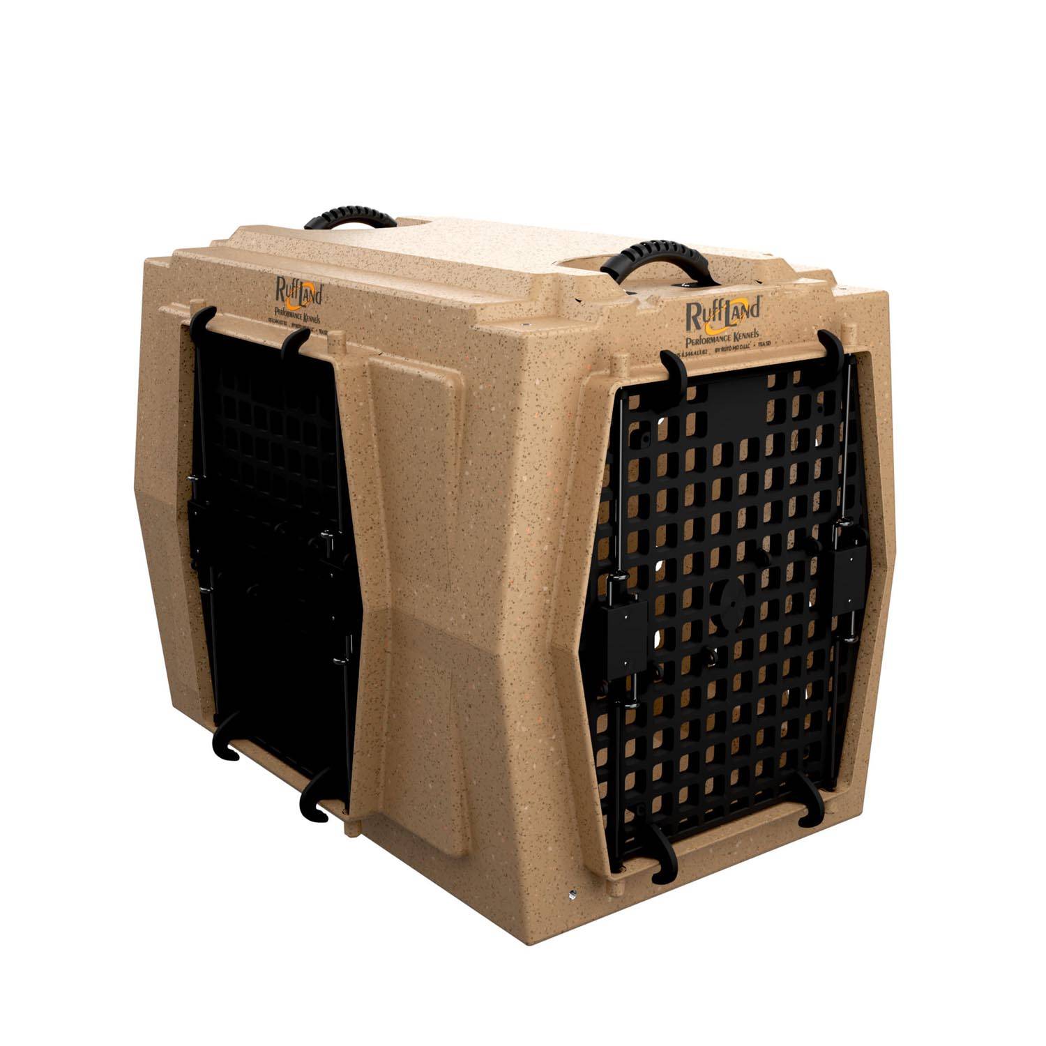 RUFF LAND KENNELS INTERMEDIATE, DOUBLE DOOR, FRONT AND LEFT