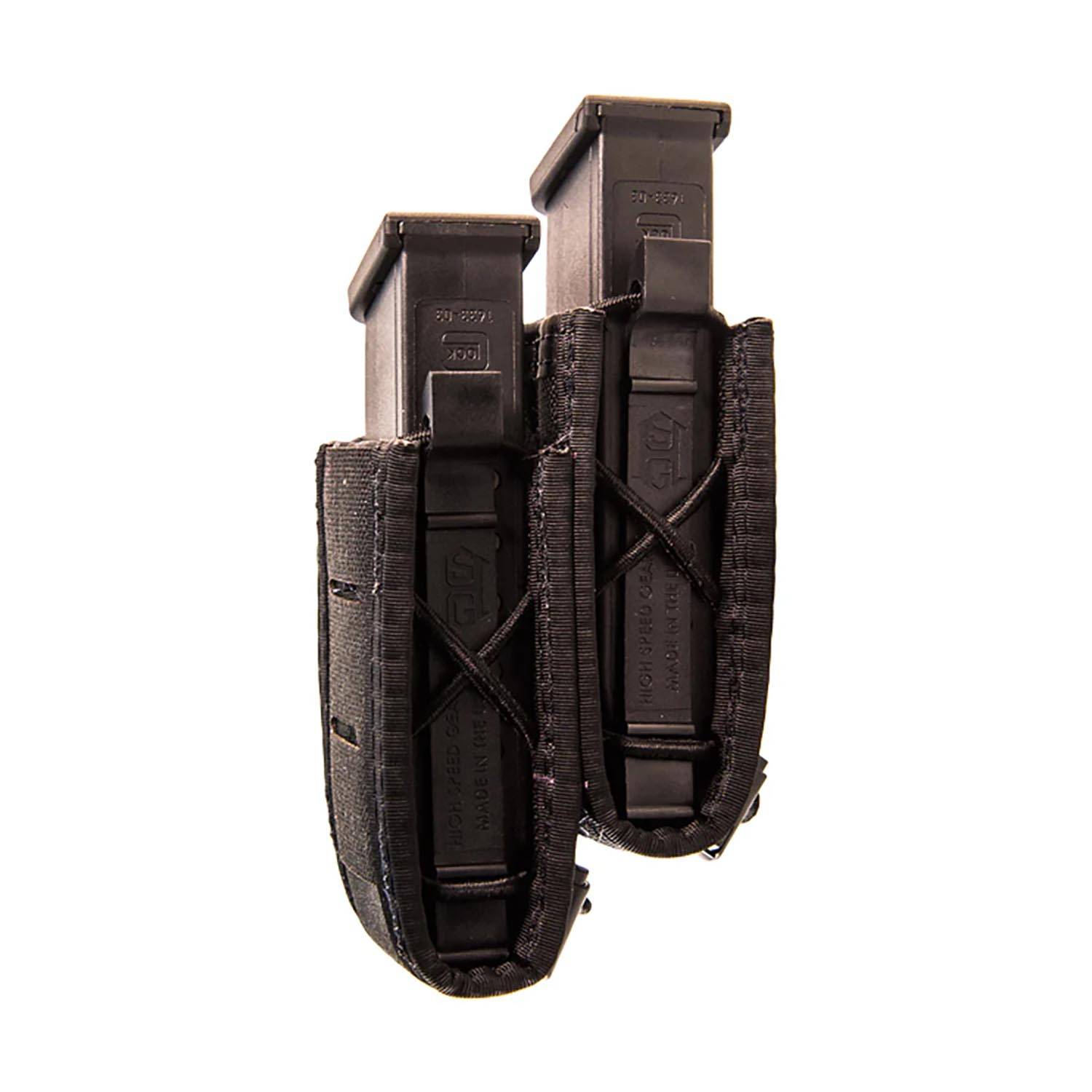High Speed Gear Duty Staggered Double Pistol TACO Mag Pouch