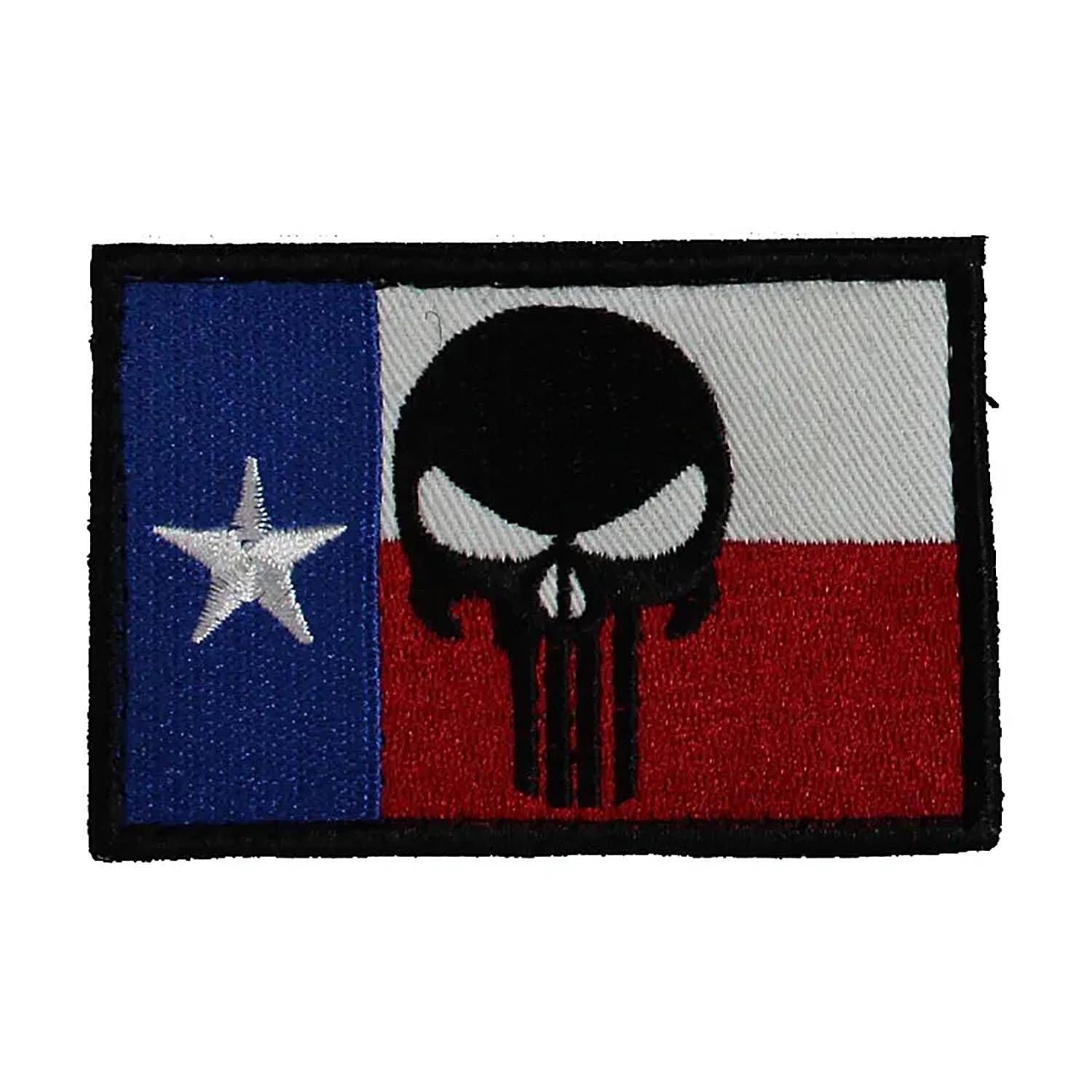 Shooting Made Easy Texas Flag w Punisher Patch