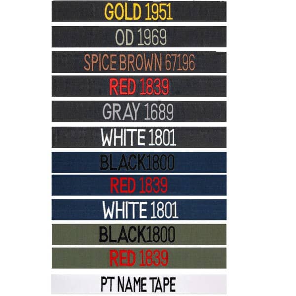 US Patriot Embroidered 5.5in. Uniform Name Tape