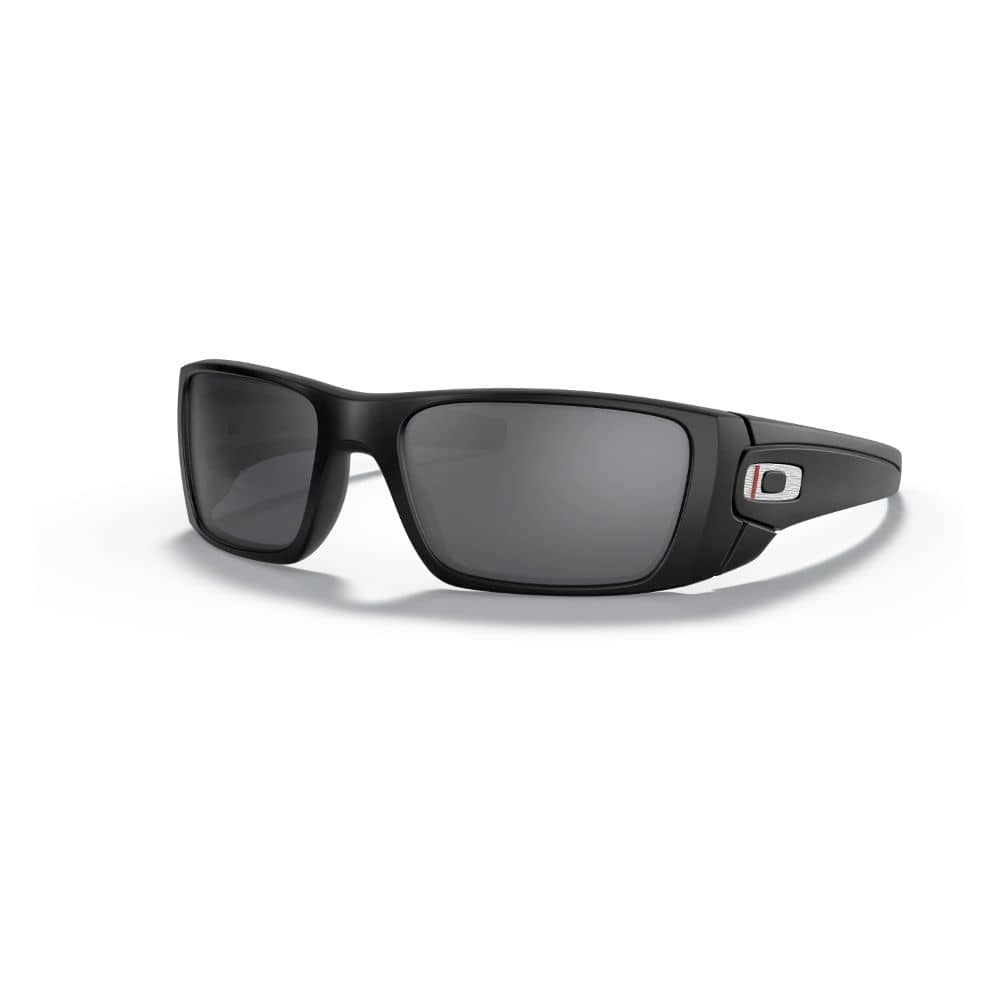 Oakley Si Fuel Cell Thin Red Line Matte Black Sunglasses Wit