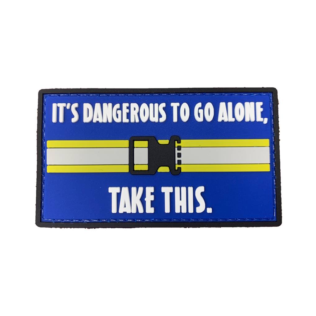 Dangerous to Go Alone PVC Morale Patch