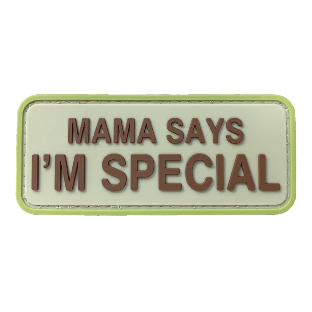 Mama Says I'm Special PVC Morale Patch