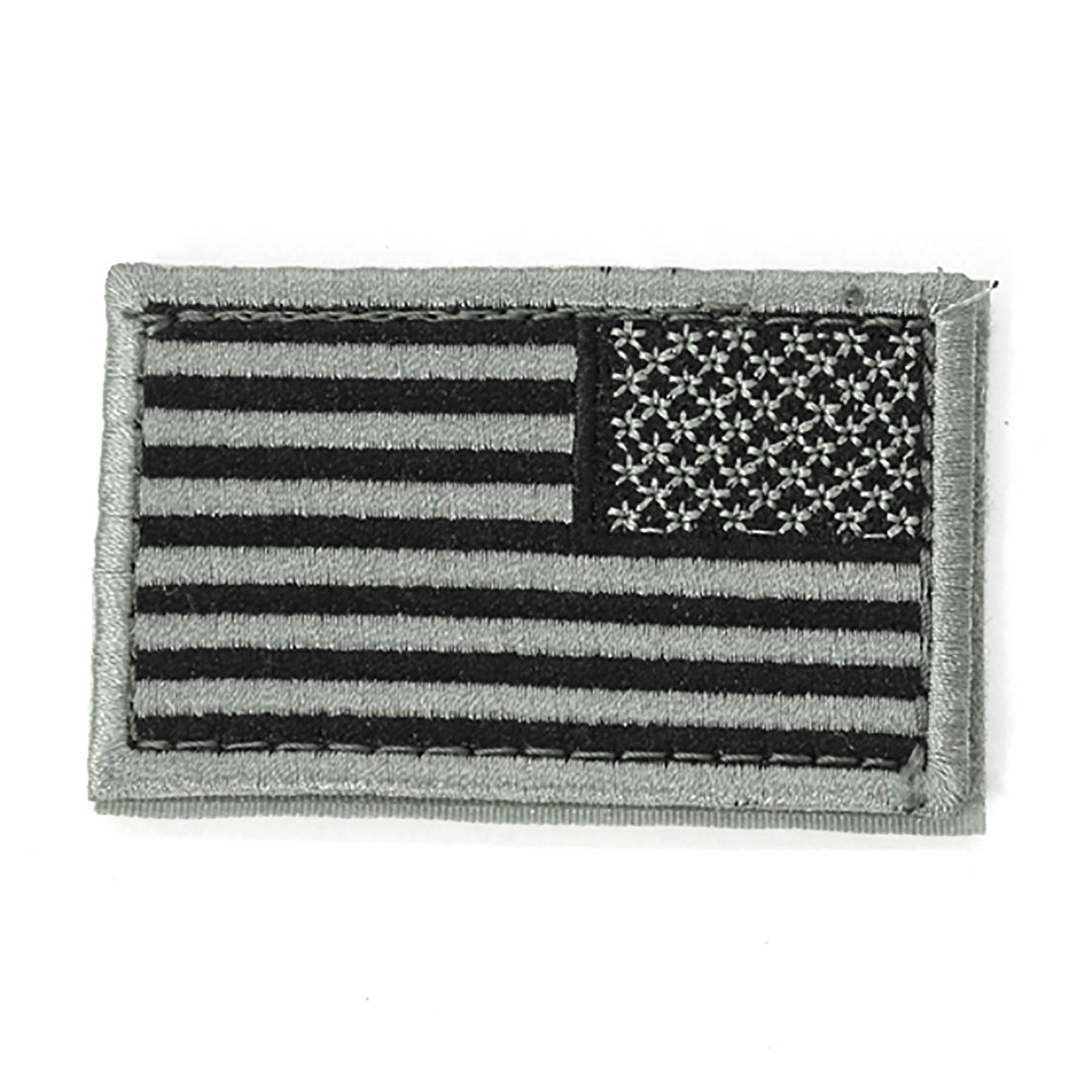 REVERSIBLE AMERICAN FLAG TAN PATCH-W/ VELCRO