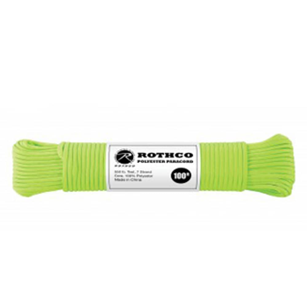 ROTHCO POLYESTER 550 PARACORD 100 FT