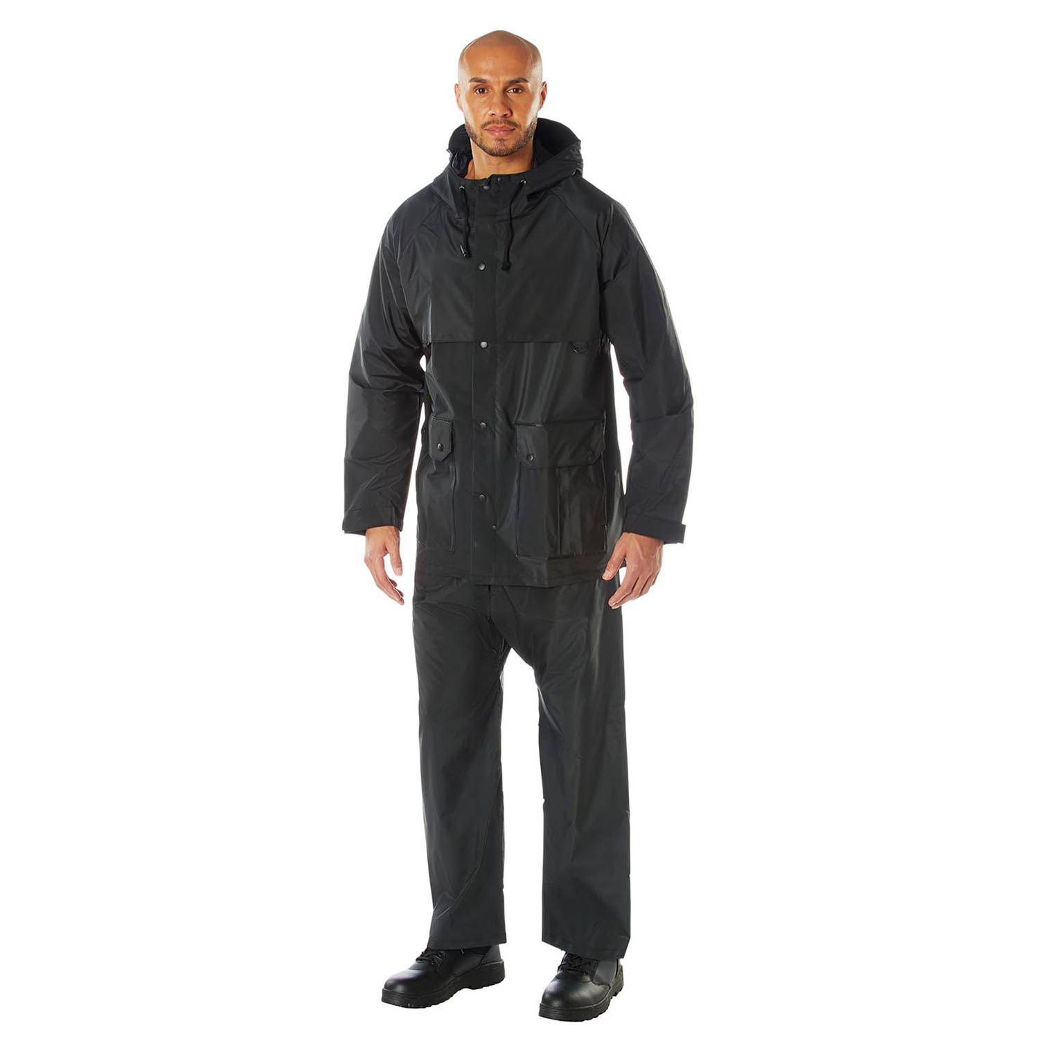 ROTHCO 2 PIECE MICROLITE PVC RAINSUIT