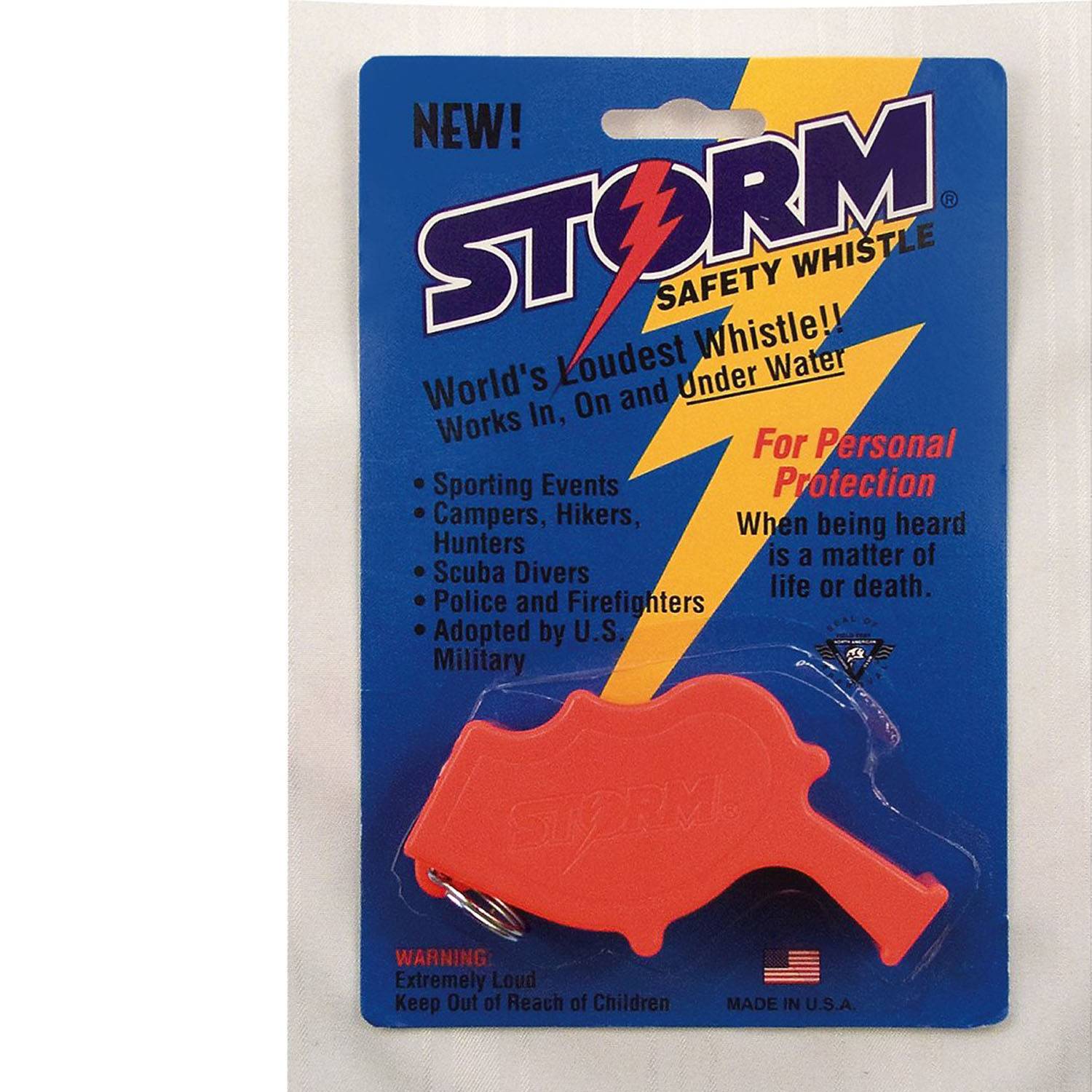 Rothco Storm All Weather Orange Safety Whistle