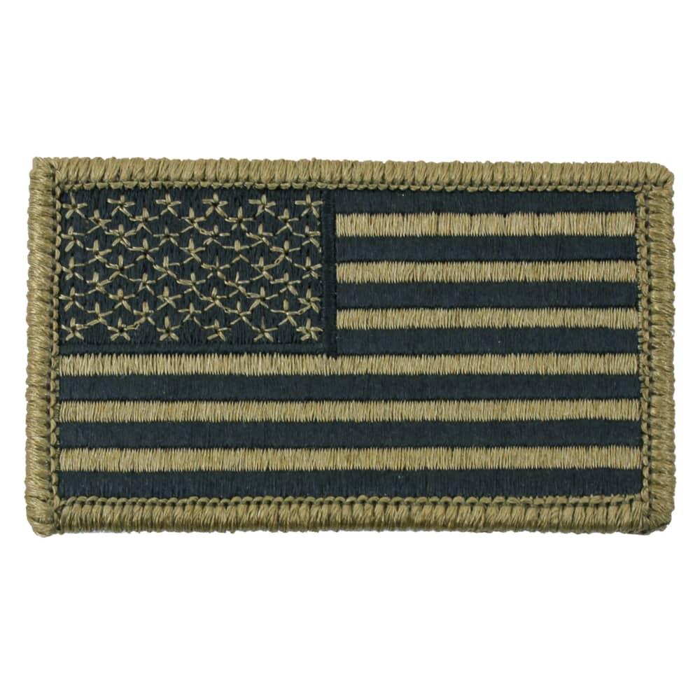 Rothco OCP American Flag Patch With Hook And Loop Back