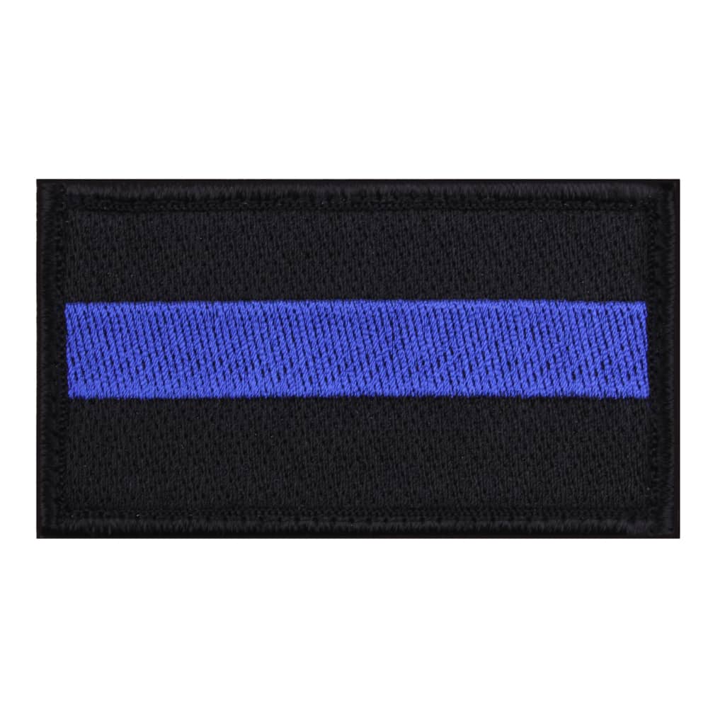 Rothco Thin Blue Line Hook Backed Patch