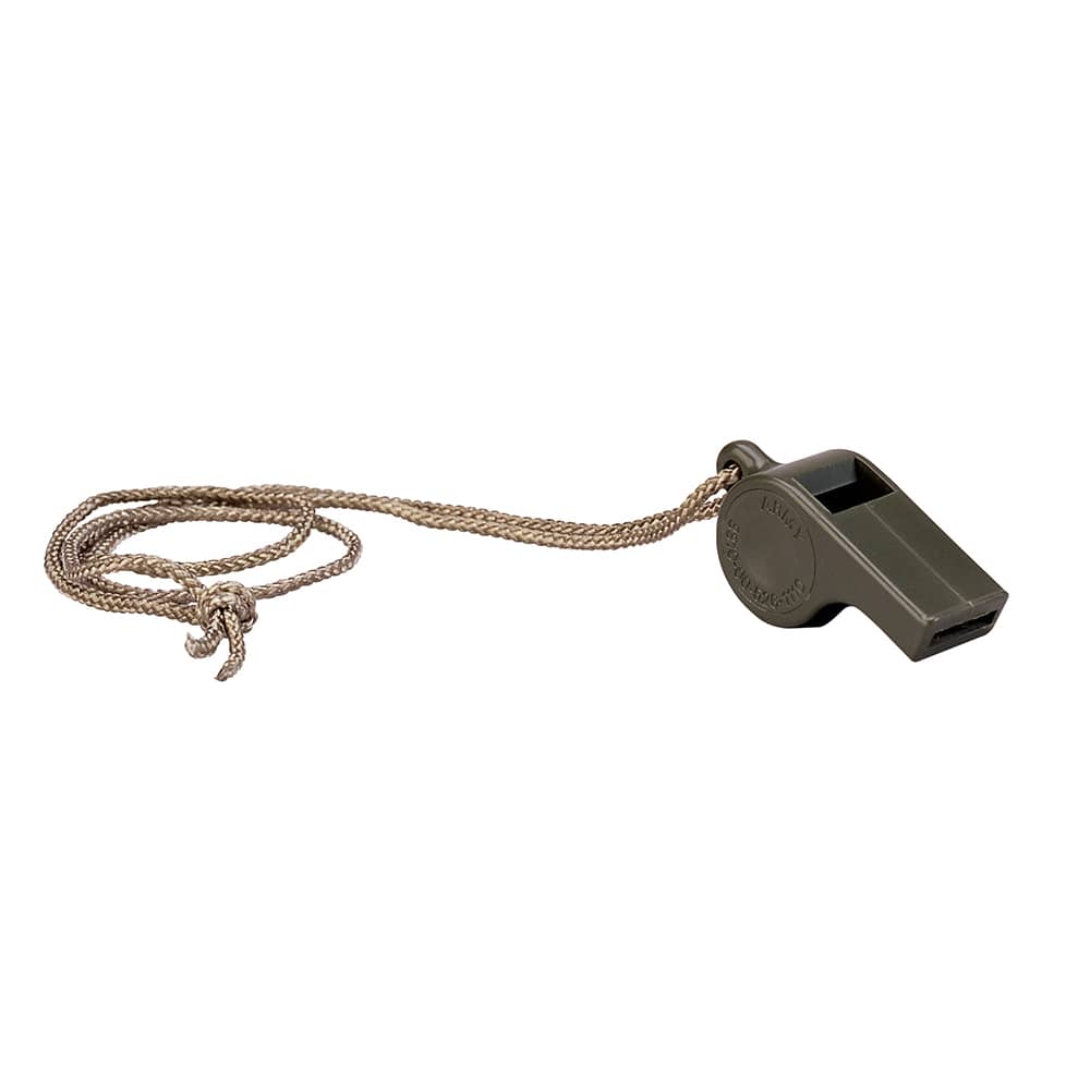 Rothco GI Whistle with Lanyard