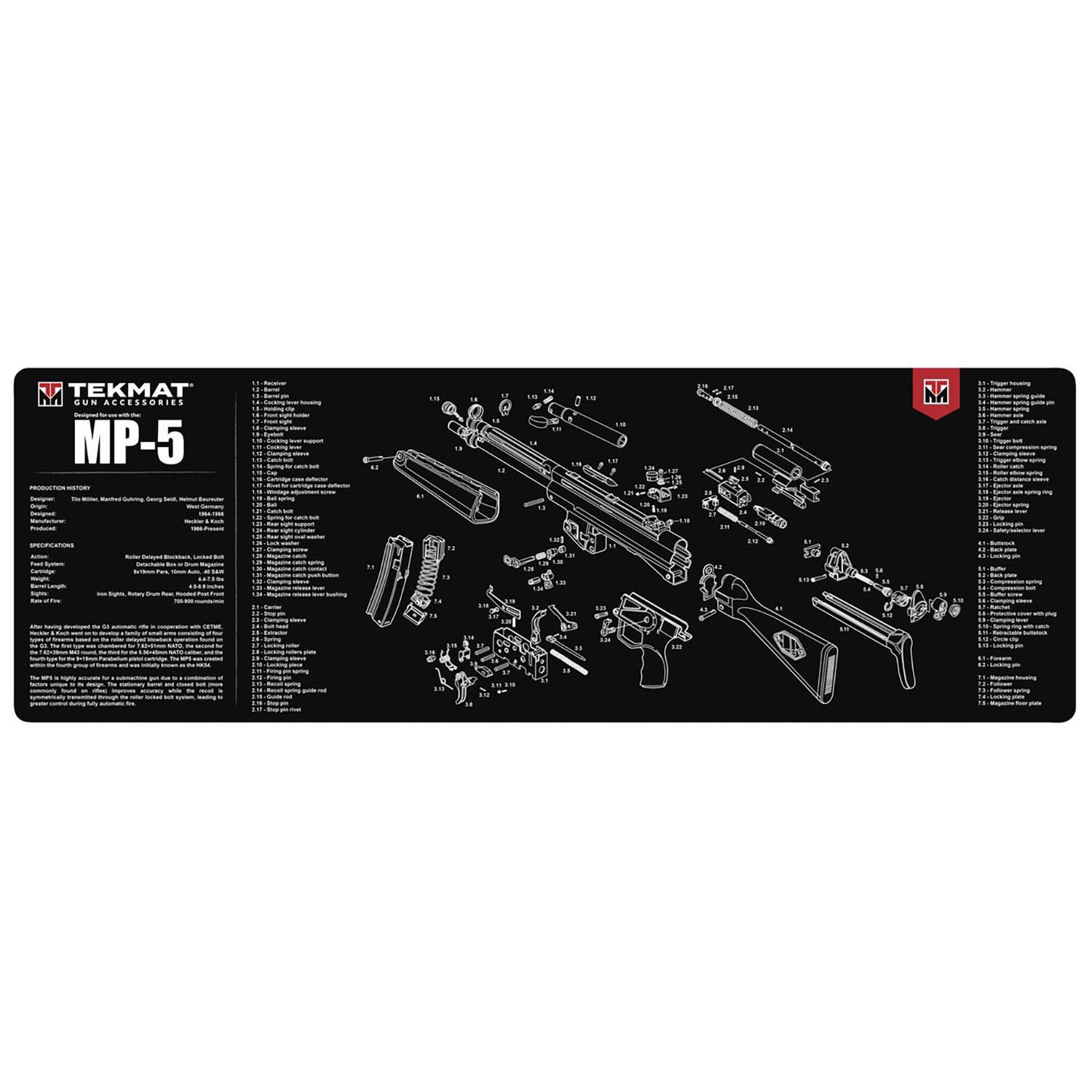 TekMat Heckler Koch MP5 Gun Cleaning Mat 36
