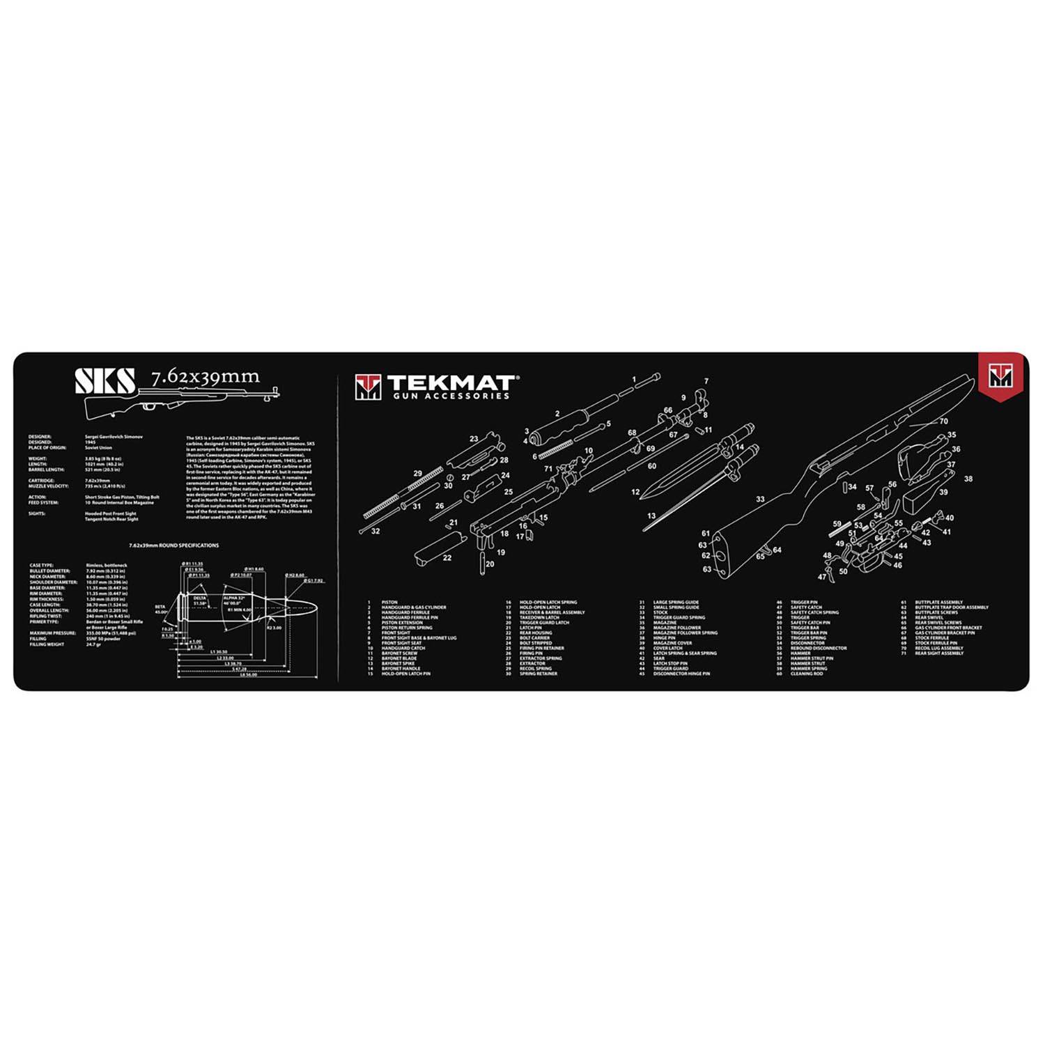 TekMat SKS Gun Cleaning Mat 36
