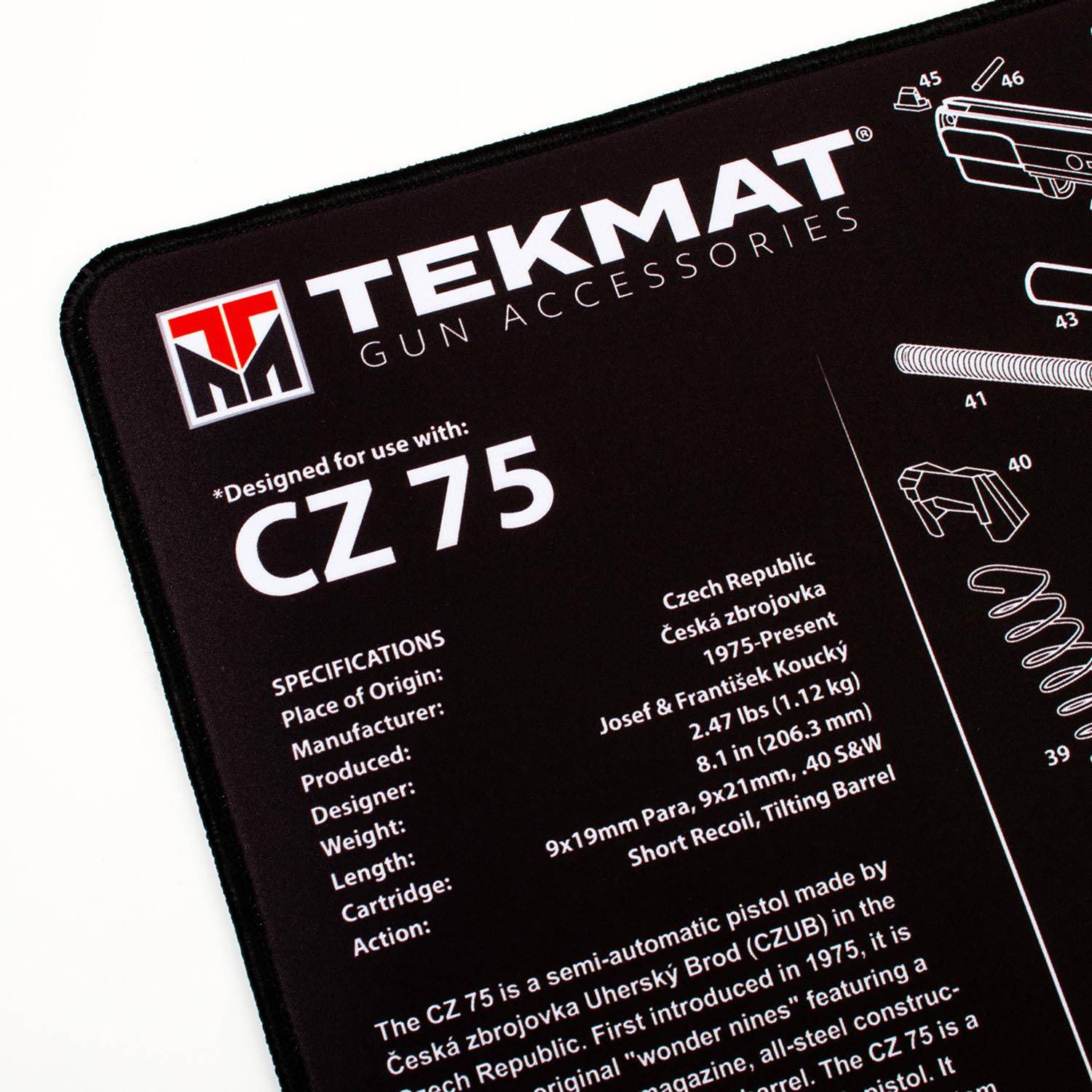 TekMat CZ 75 Ultra Premium Cleaning Mat | U.S. Patriot