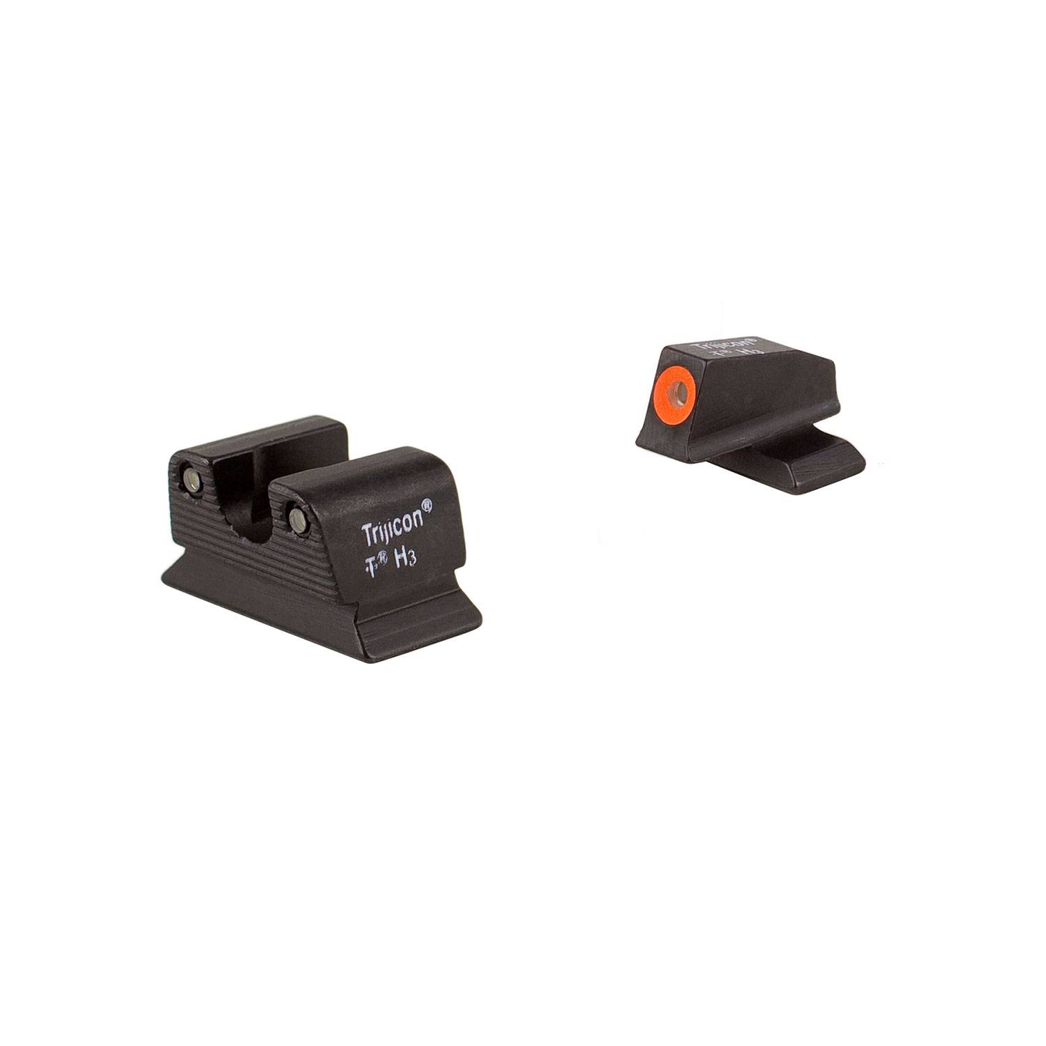 Trijicon Glock HD Night Sight Set - Orange Front Outlin