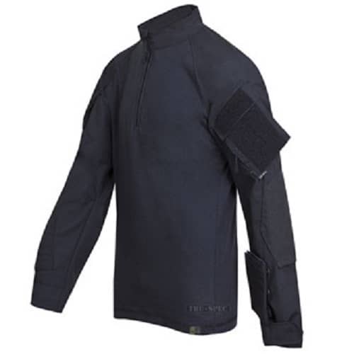 TRU-SPEC T.R.U. 1/4 Zip Combat Shirt Poly/Cotton Rip St