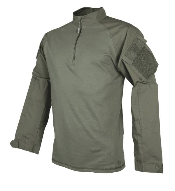 TRU-SPEC T.R.U. 1/4 Zip Combat Shirt Poly/Cotton Rip St