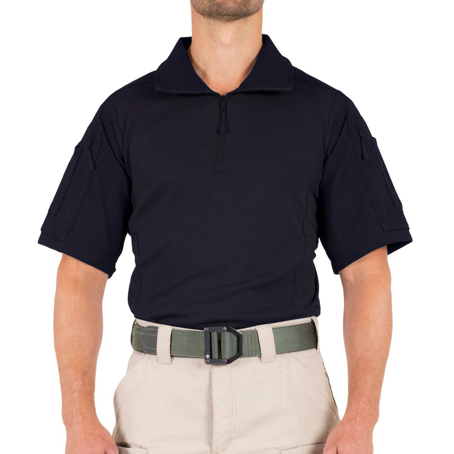 FIRST TACTICAL MEN'S DEFENDER SHORT SLEEVE IN MIDNIGHT NAVY