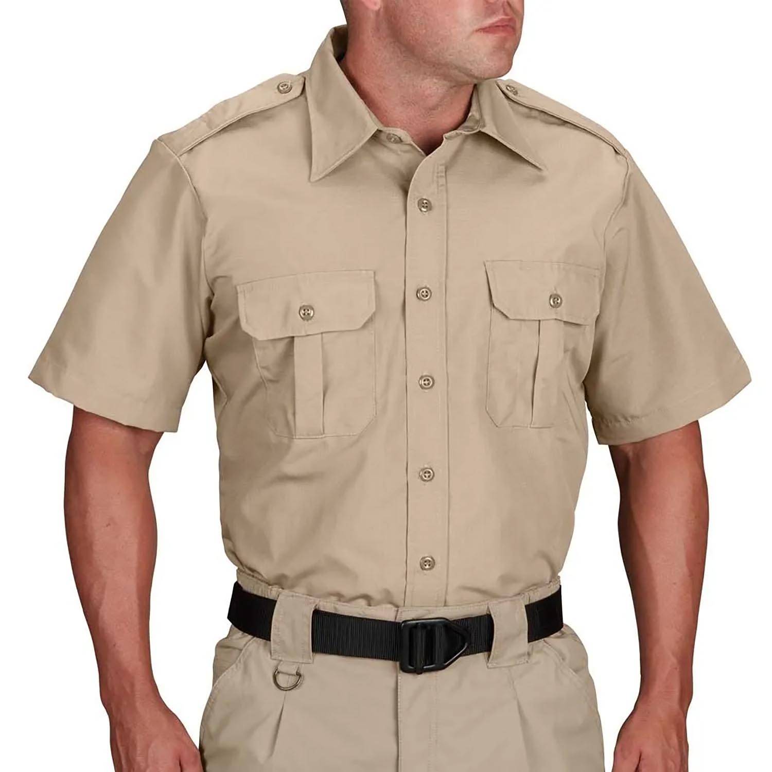PROPPER POLYESTER/COTTON RIPSTOP SHORT SLEEVE TACTICAL SHIRT